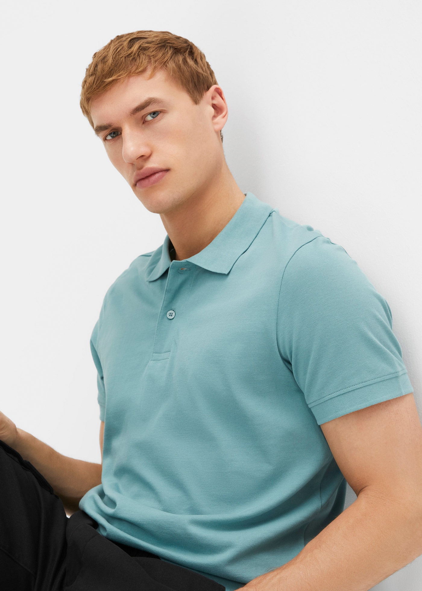 bonprix Polo »Piqué-Poloshirt aus reiner Baumwolle« 1 Regular Fit, Kurzarm, aus hautfreundlicher Baumwolle
