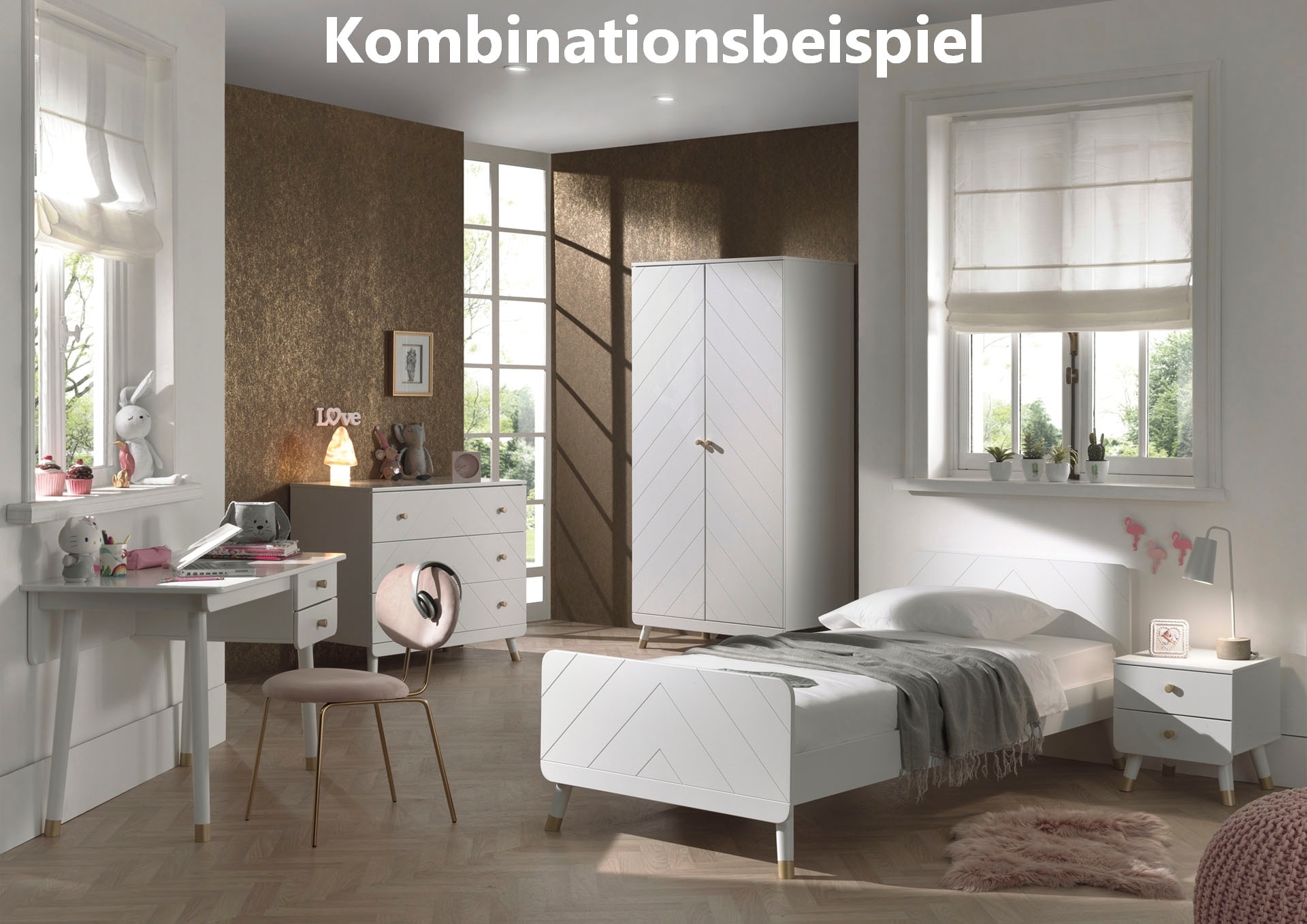 Vipack Kleiderschrank »Billy« Made in Europe,  MDF-Oberfläche