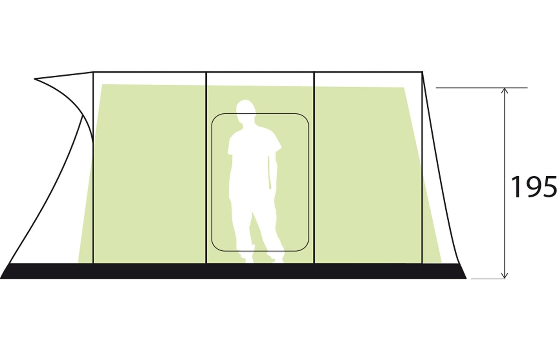BRUNNER Kuppelzelt »Paraiso 45082« 5 Personen