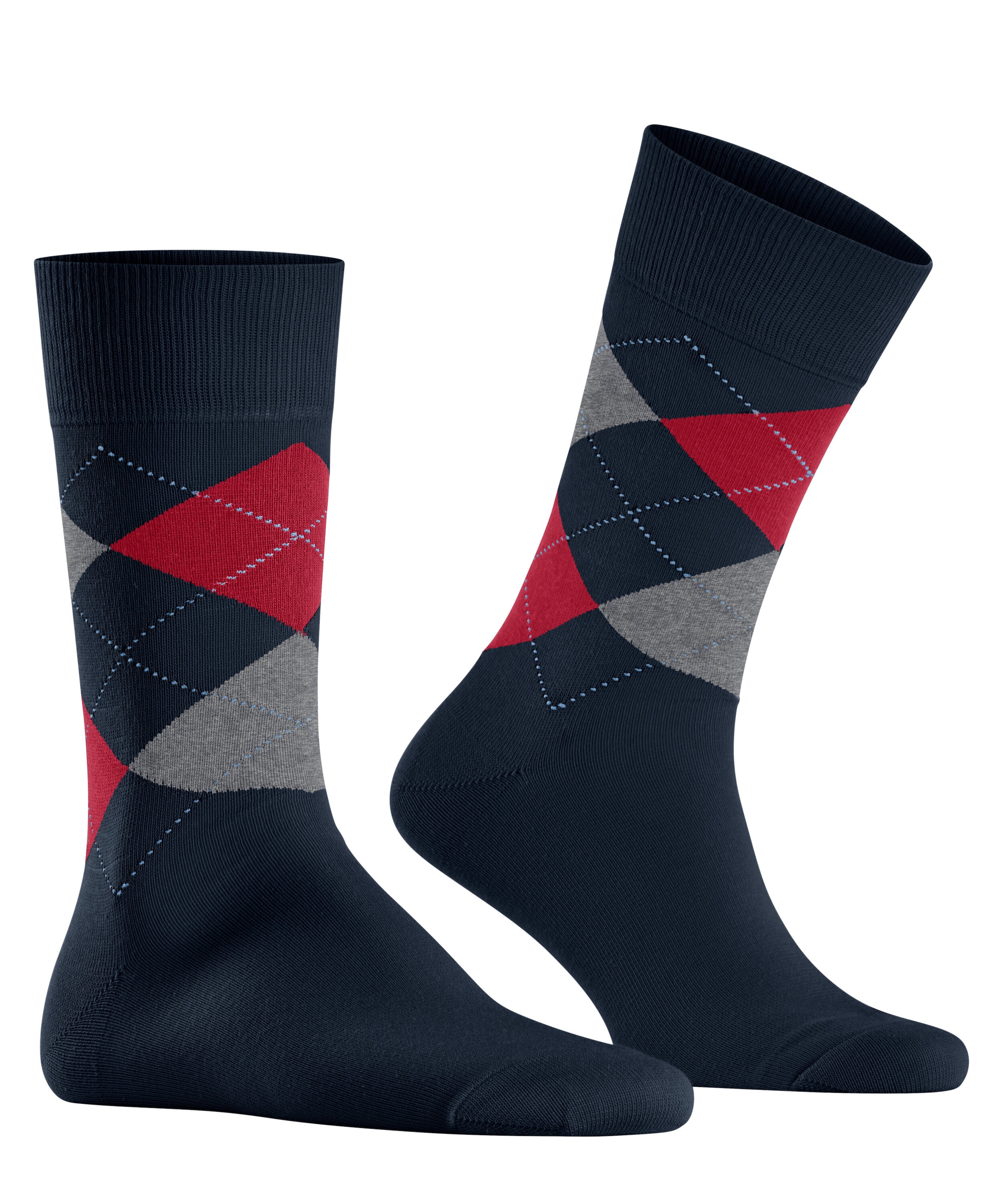 Burlington Socken »King« Einheitsgrösse 40-46, Argyle-Muster, Burlington-Clip