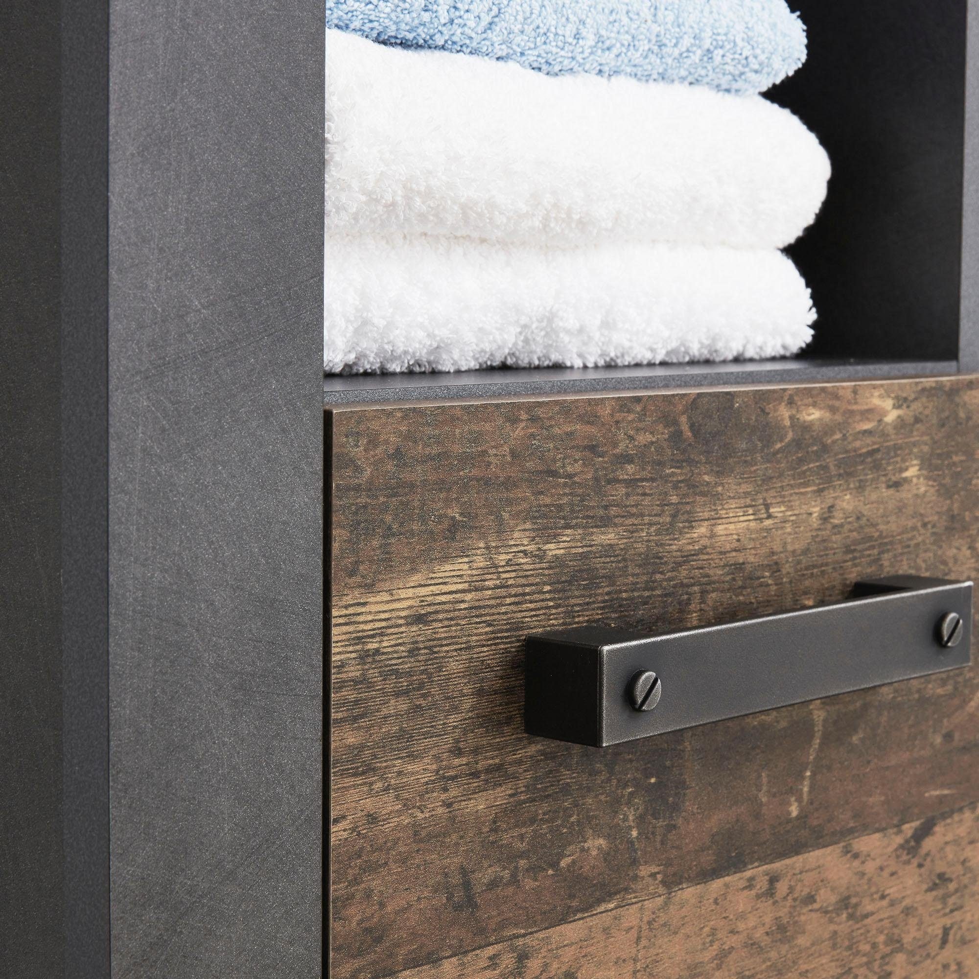 INOSIGN Hochschrank »Ilana« Hochschrank mit 2 Türen & 1 Fach - (B/T/H) 36/31/184 cm