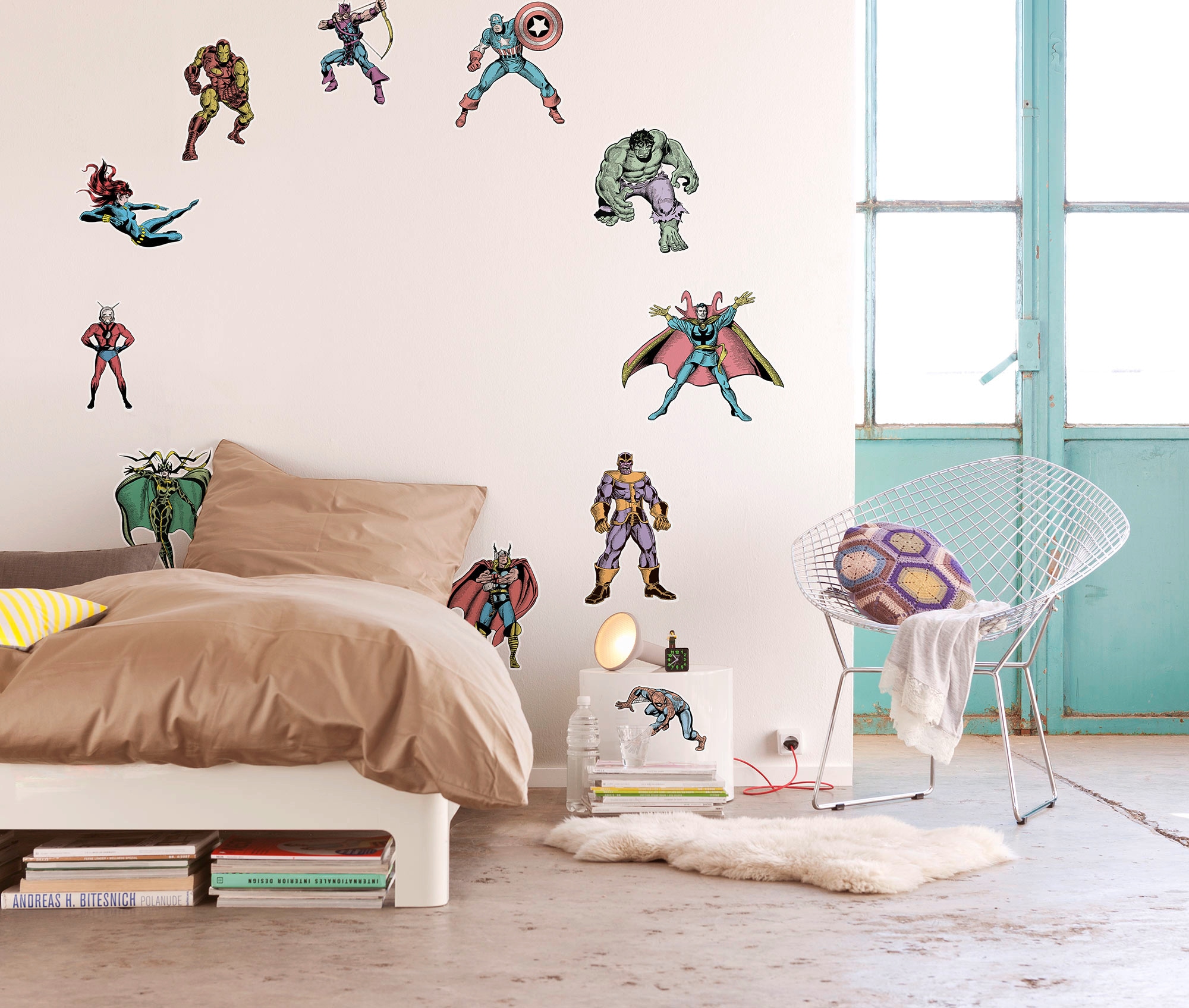 Komar Wandtattoo »Marvel Comics Collection - Grösse 100 x 70 cm« selbstklebend, Wandsticker, Kinderzimmer