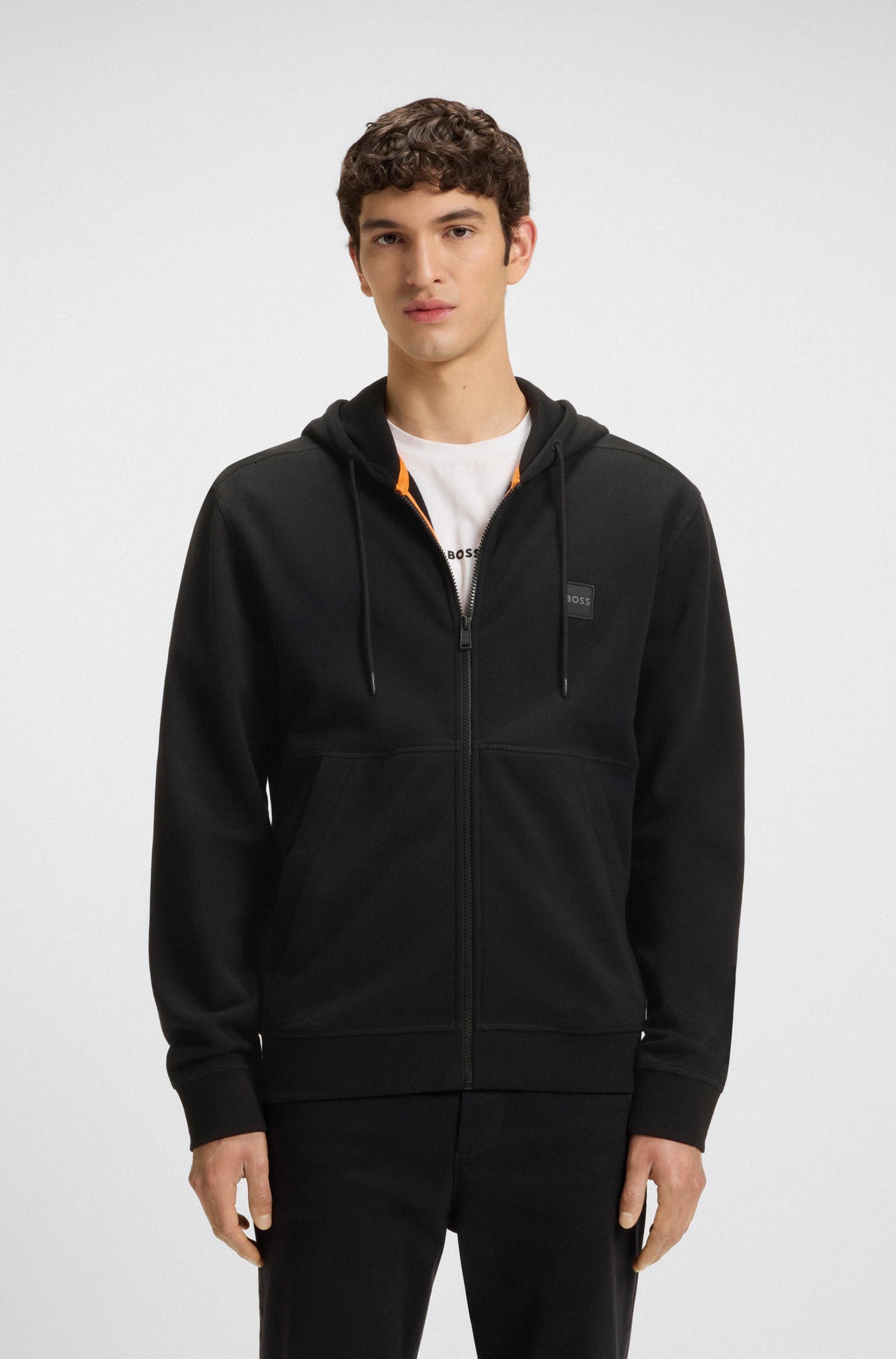 BOSS ORANGE Sweat à capuche »Zetalky« mit Kängurutasche