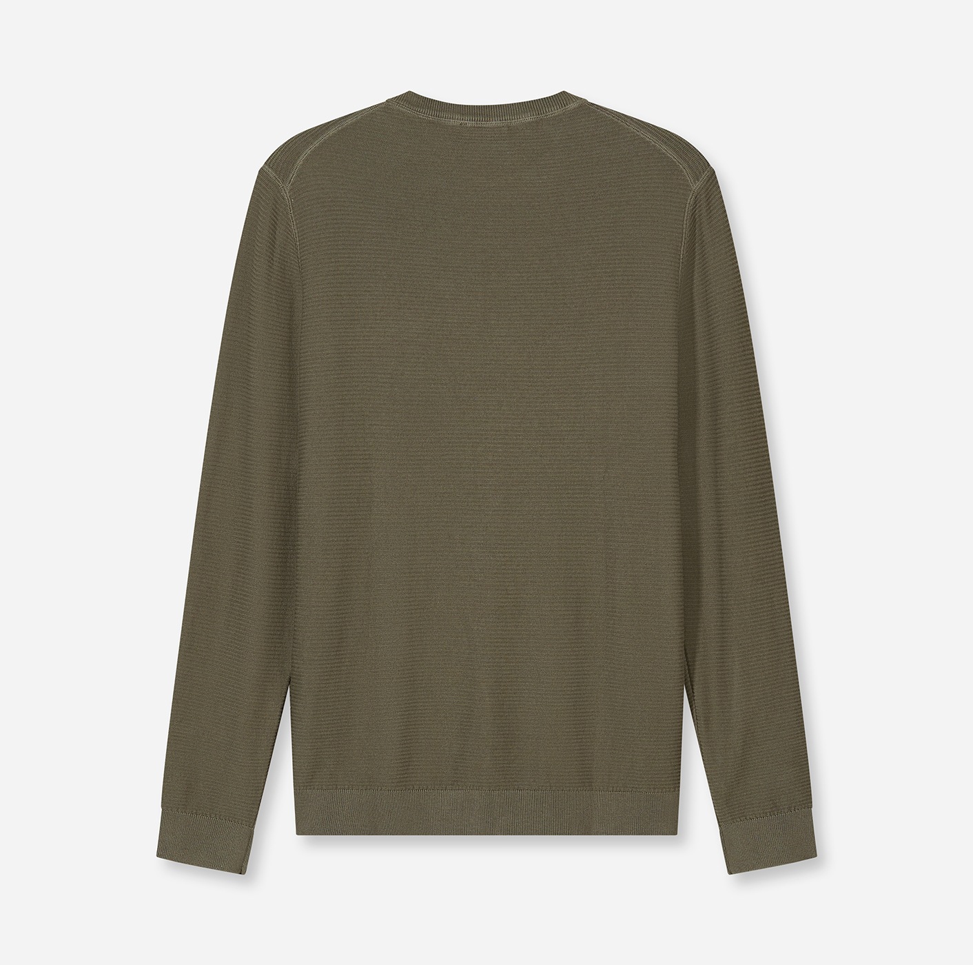 OLYMP Rundhalspullover »OLYMP Strick Casual« mit modischem Strukturmuster