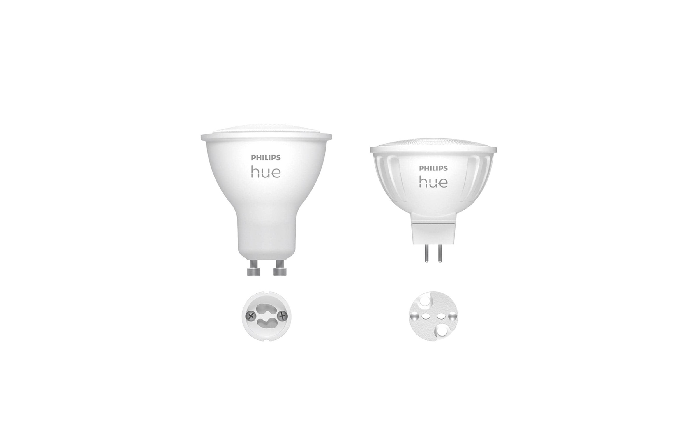 Philips Hue Lampe LED intelligente »Hue 3 GU10-Lampen + Dimmschalter + Hue Bridge Pro«