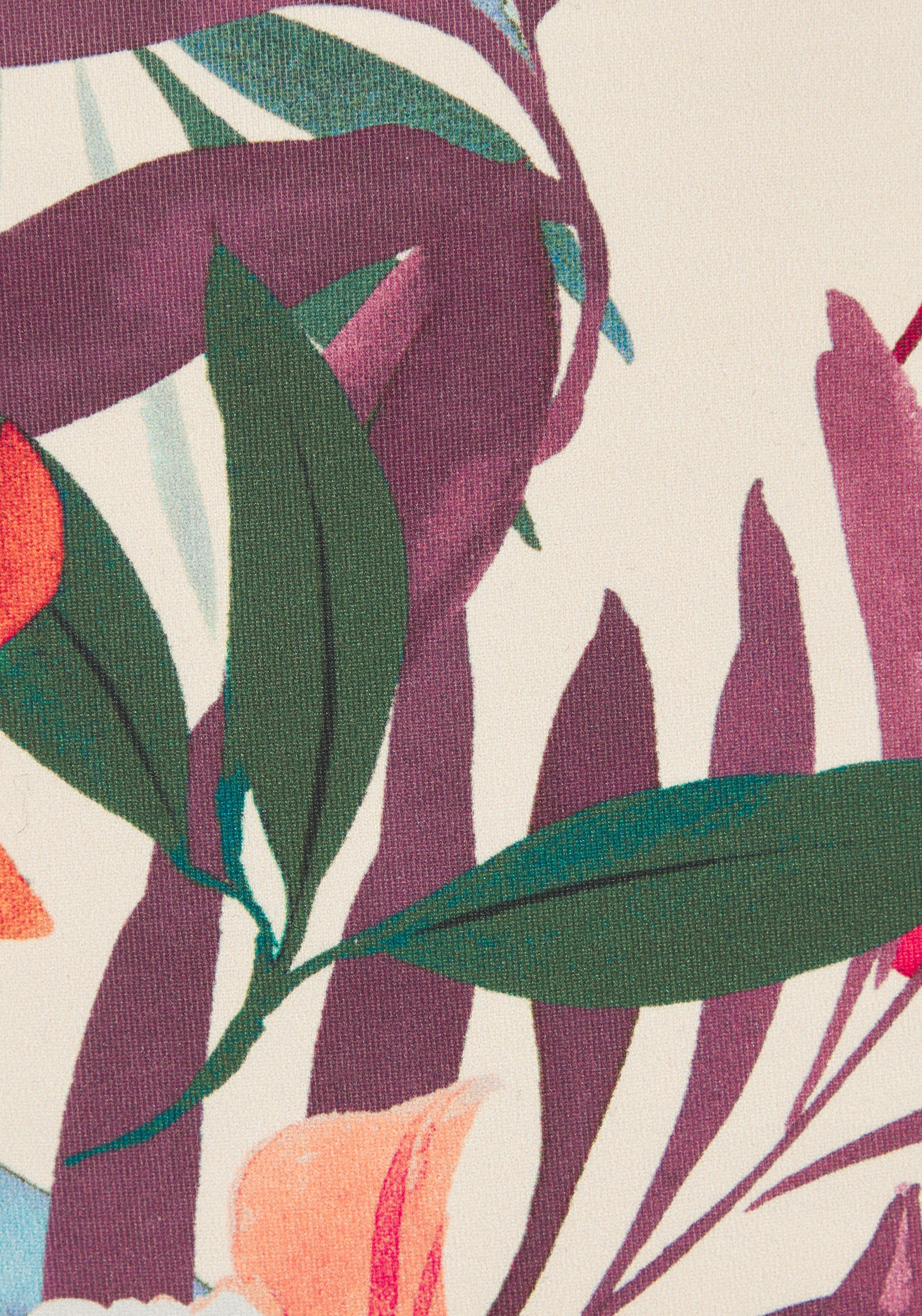 LASCANA Pantalon de bikini »Imani« mit sommerlichem Blätterprint