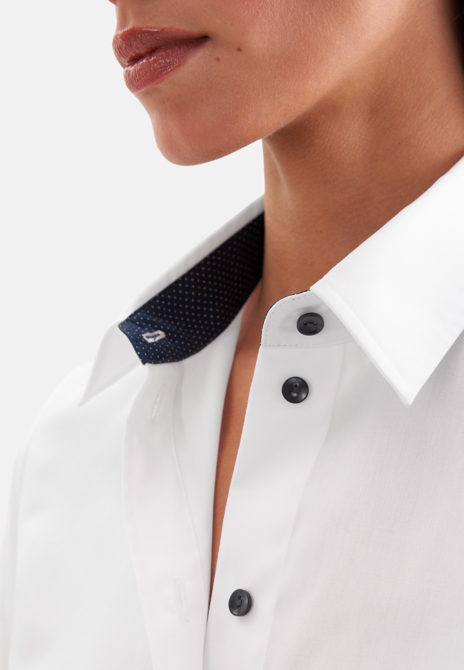 seidensticker Blouse chemise col 1/1 uni