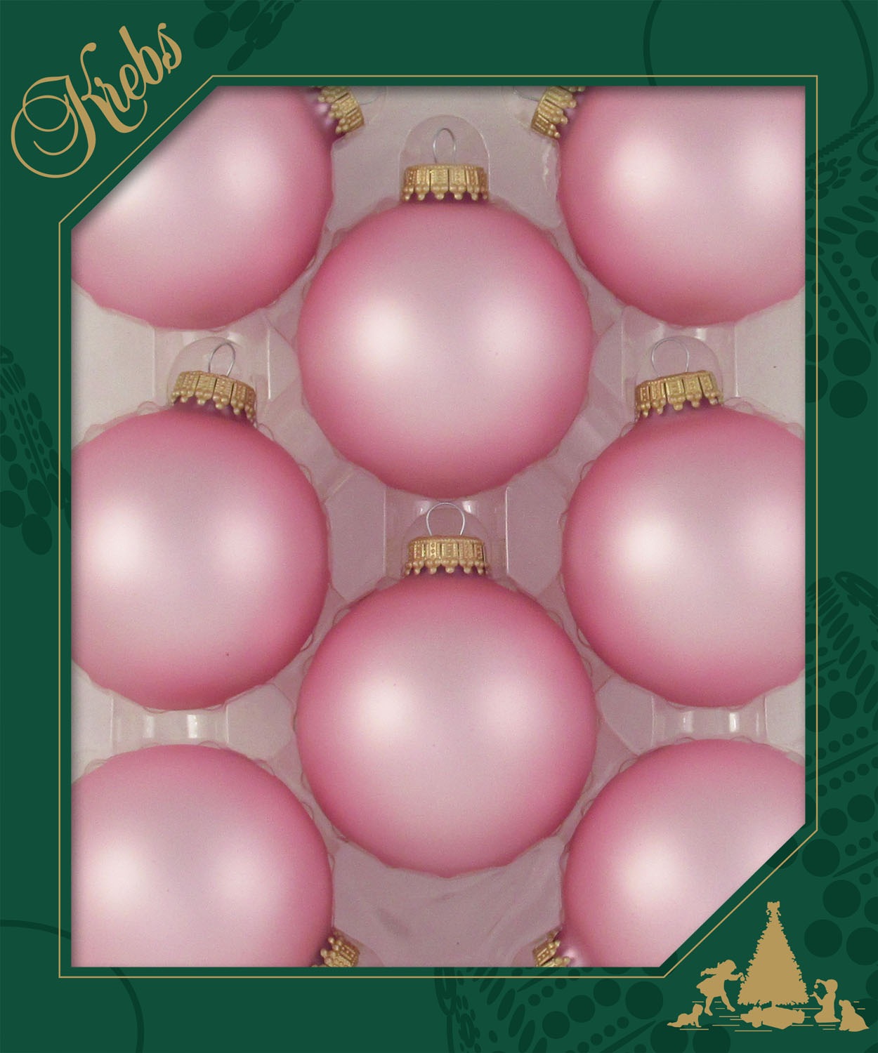 Krebs Glas Lauscha Boule de Noël »CBK50005, Weihnachtsdeko, Christbaumschmuck, Christbaumkugeln Glas«