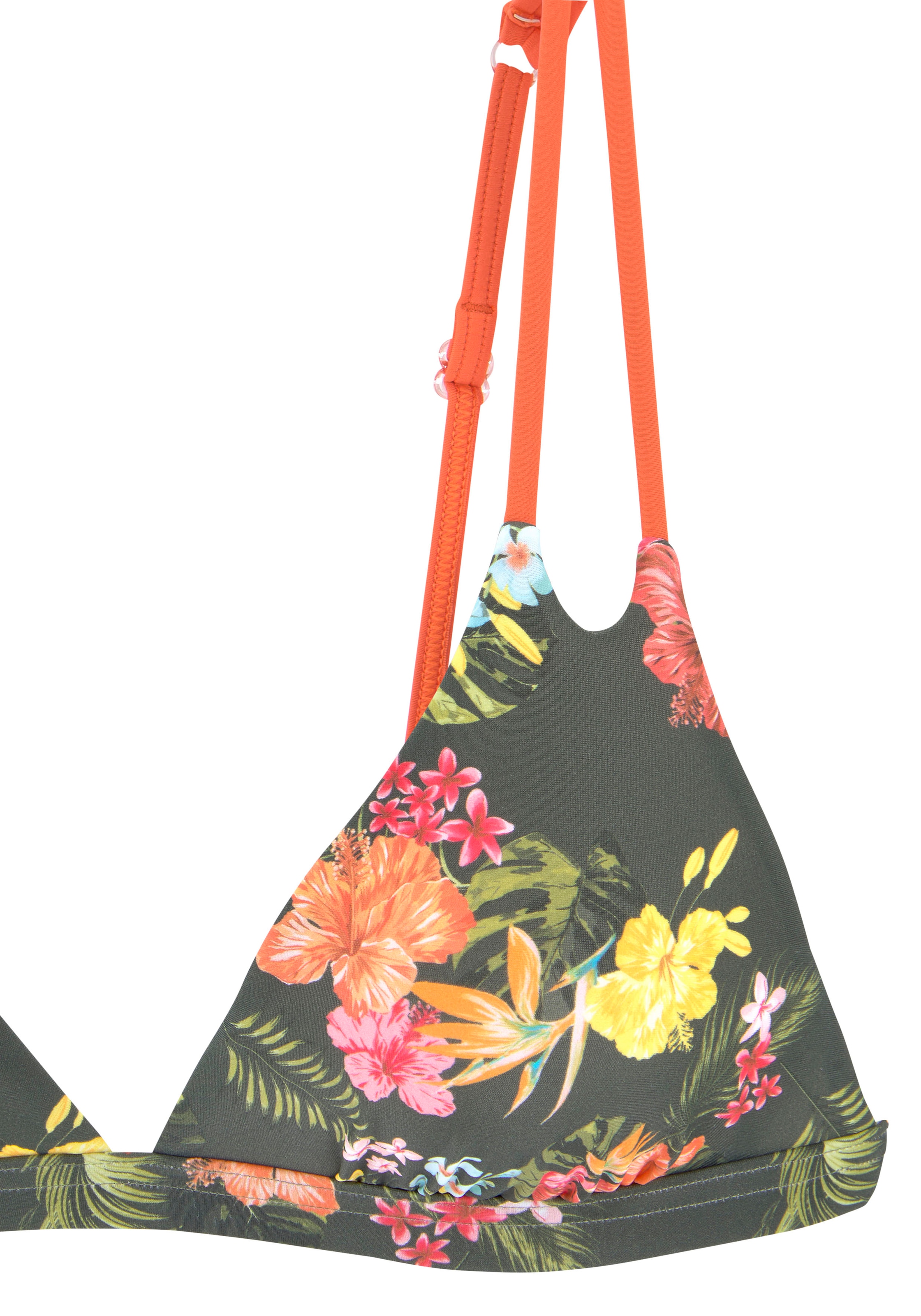 LASCANA Top bikini triangle »Tahiti« mit kontrastfarbenen Details