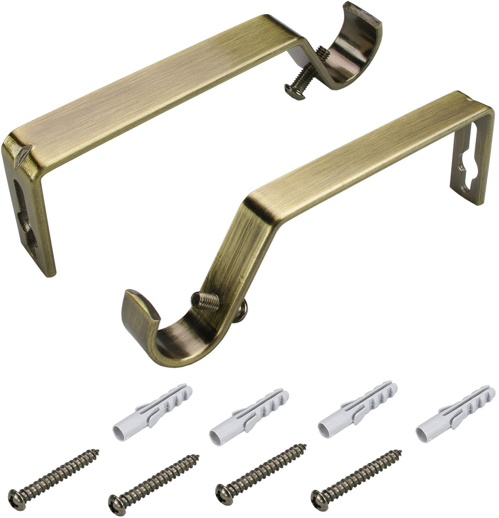 Liedeco Support pour tringles à rideaux Ø 16 mm