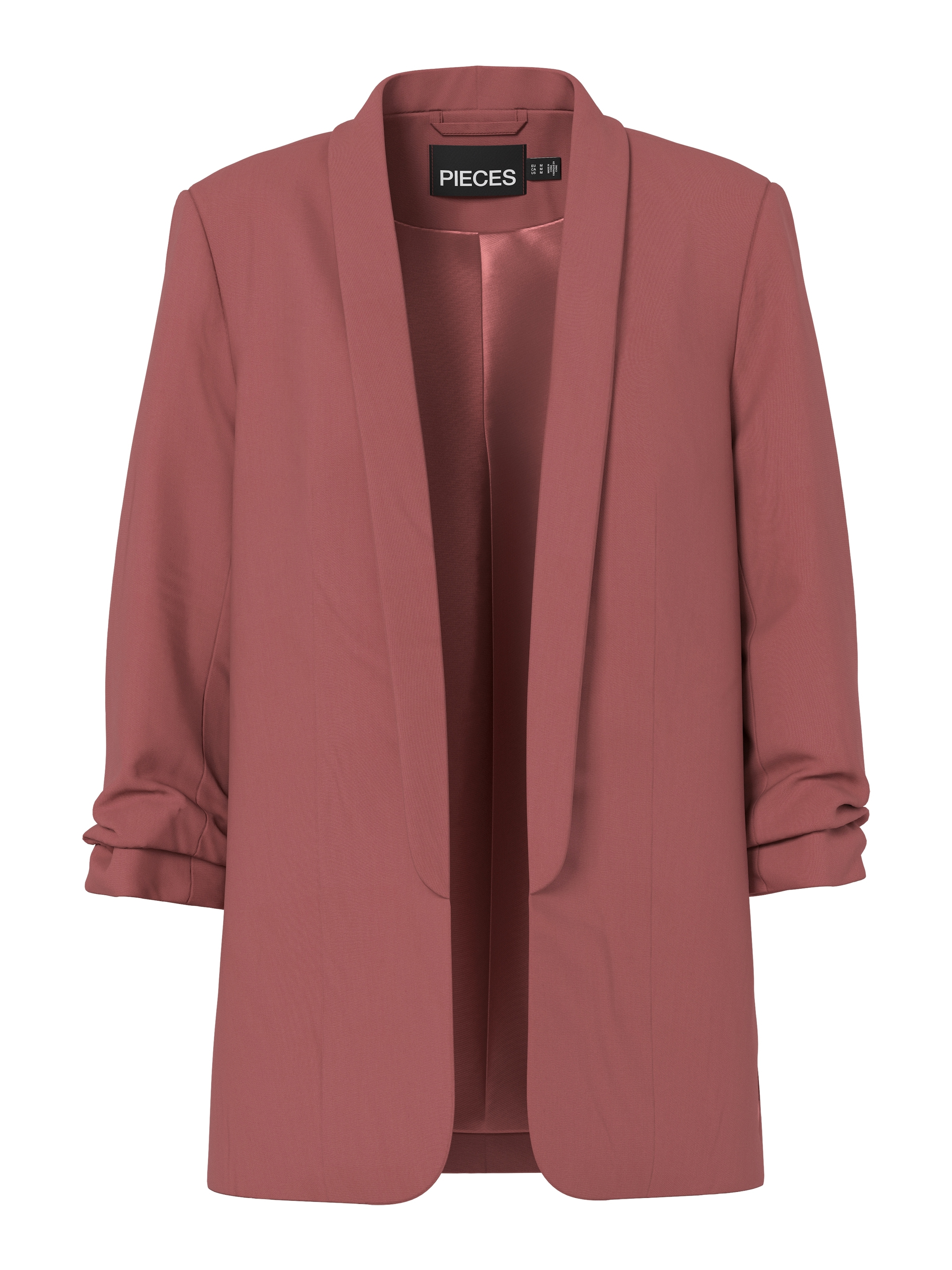 pieces Blusenblazer »PCBOSELLA 3/4 BLAZER NOOS« Materialmix, regular fit