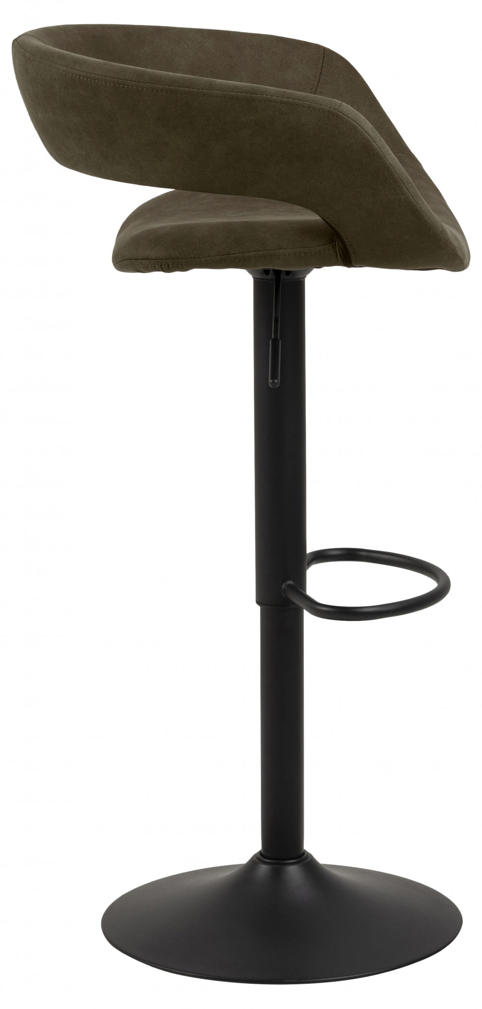 ACTONA GROUP Tabouret de bar »Grace« (set, 2 pcs) en microfibre, hauteur réglable, accoudoir