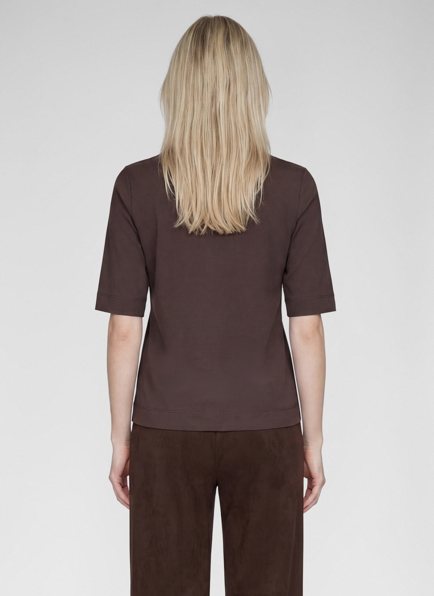 Rabe Shirt à col rond T-shirt d'été avec détails clous et imprimés