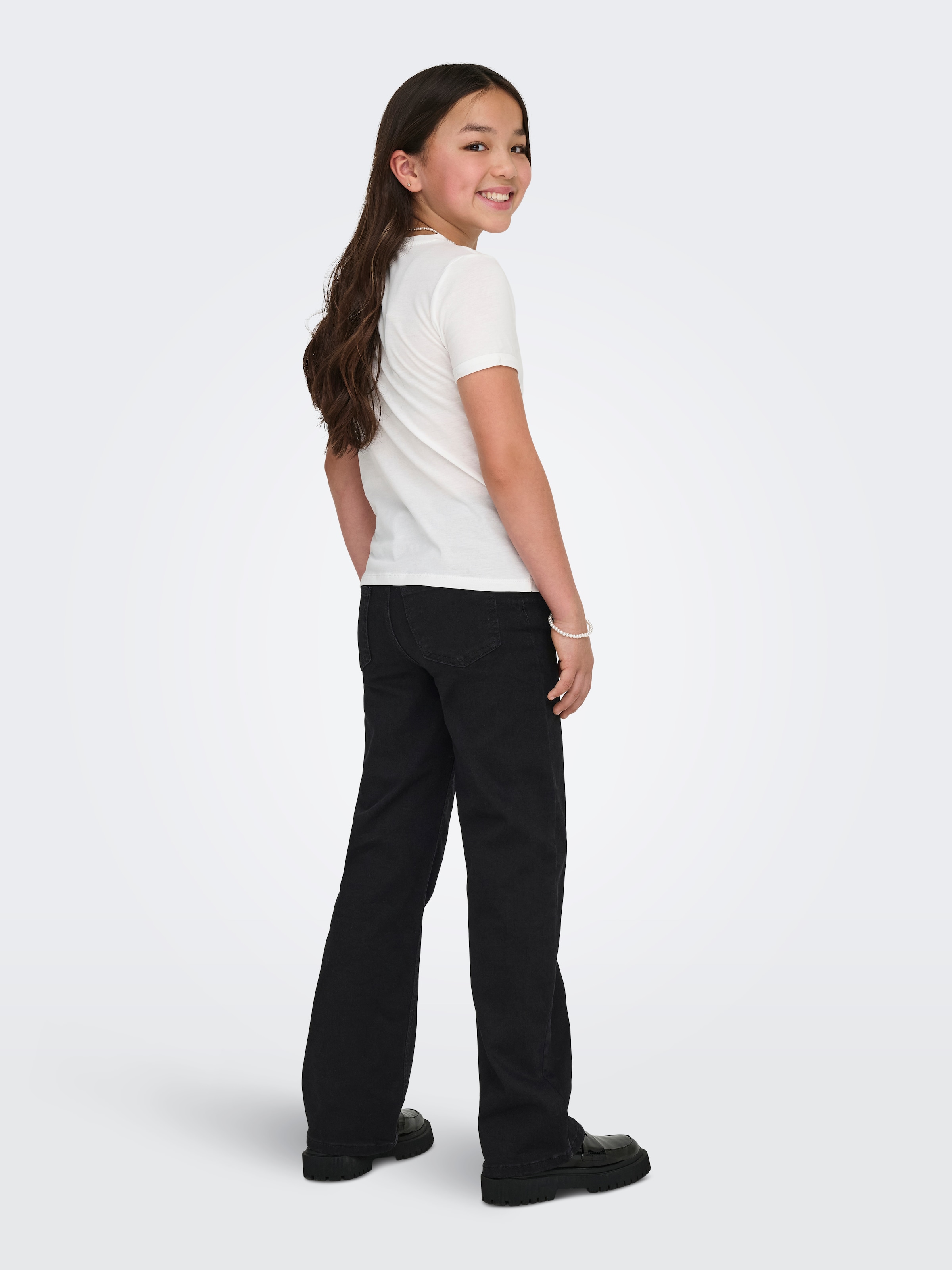 KIDS ONLY Jeans taille haute »KOGMADISON BLUSH HW WIDE DIA1099 NOOS« Baumwollmischung, high waist, wide fit