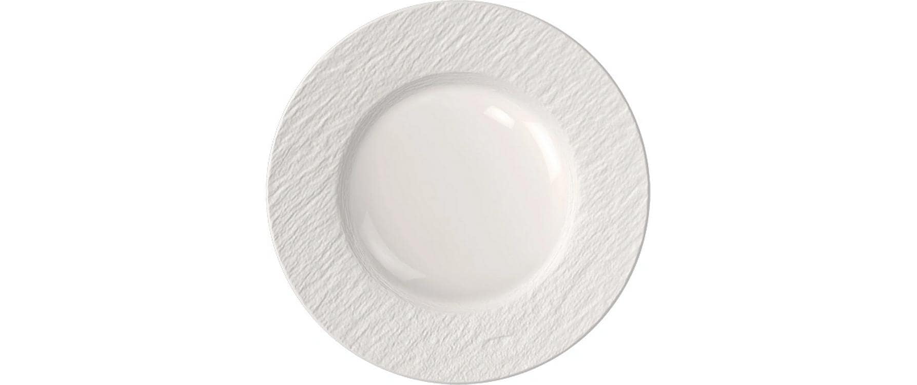Villeroy & Boch Assiette à dessert »Manufacture Ice 6 Stück« Eleganter Kuchenteller aus weissem Porzellan