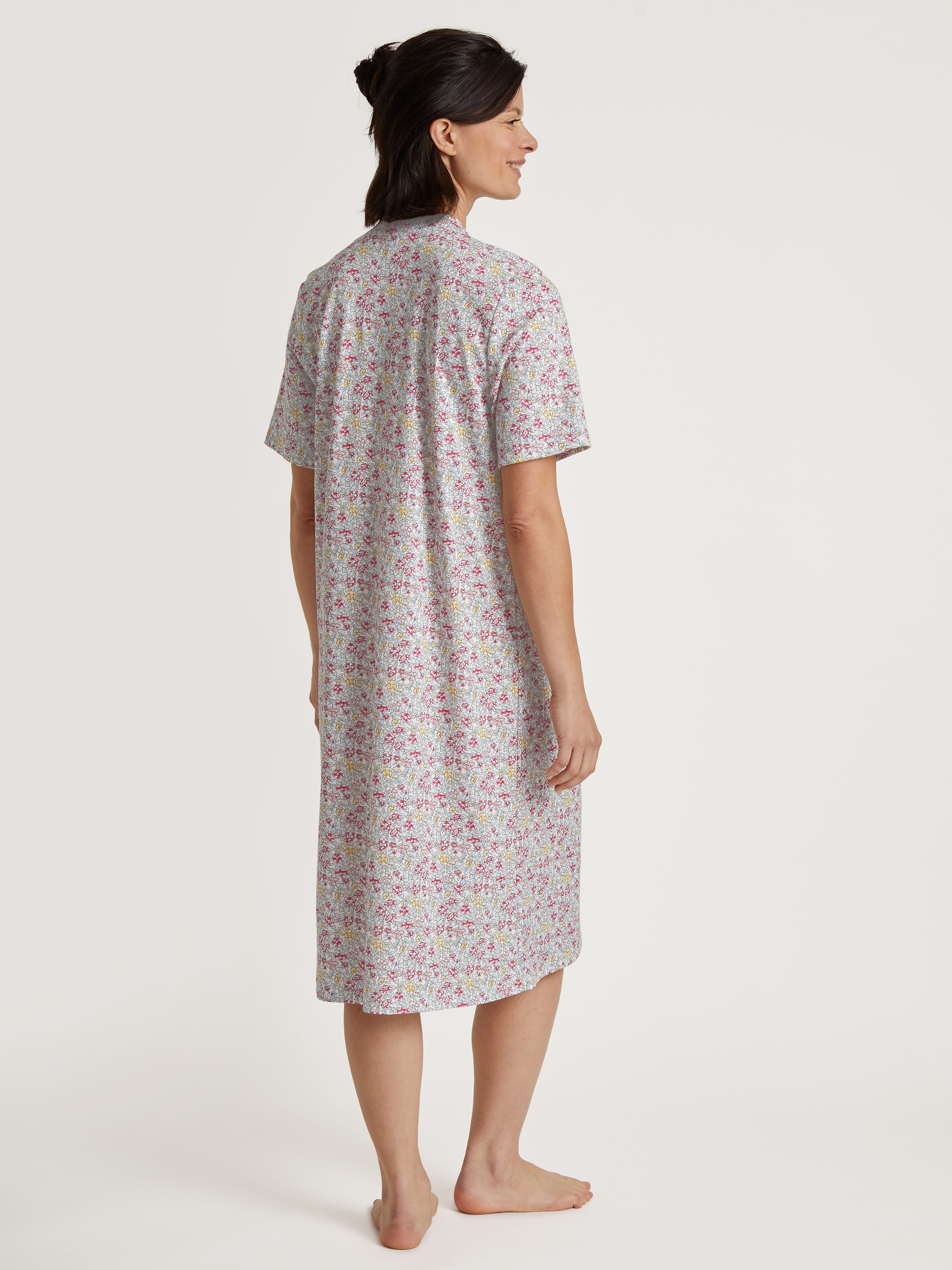 CALIDA Nachthemd »Soft Cotton« Knopfleiste, Interlock-Qualität, Pure Cotton, weich, Kurzarm