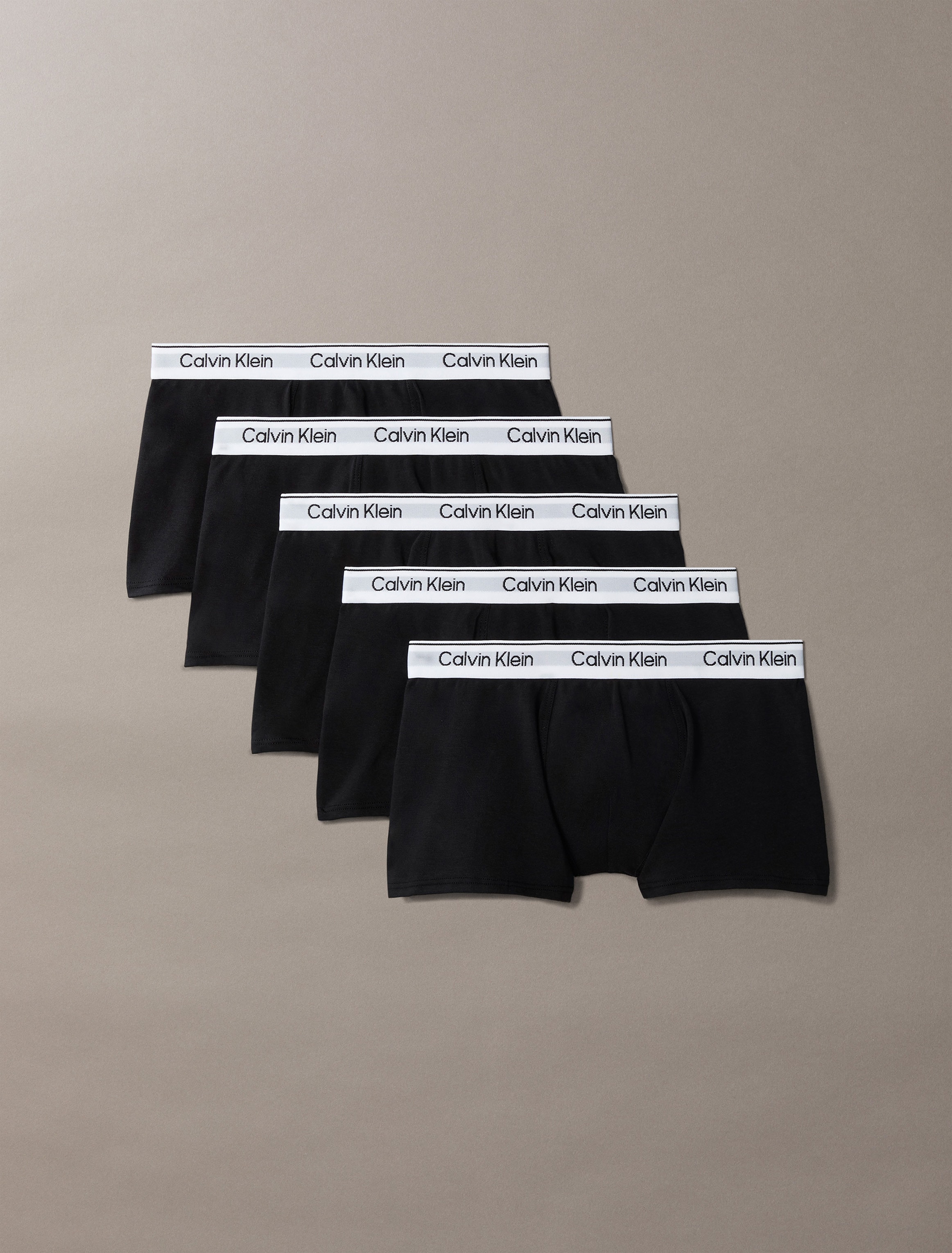 Calvin Klein Underwear Trunk »5PK TRUNK« Packung, 5er-Pack, 5 Stk. mit Logobund