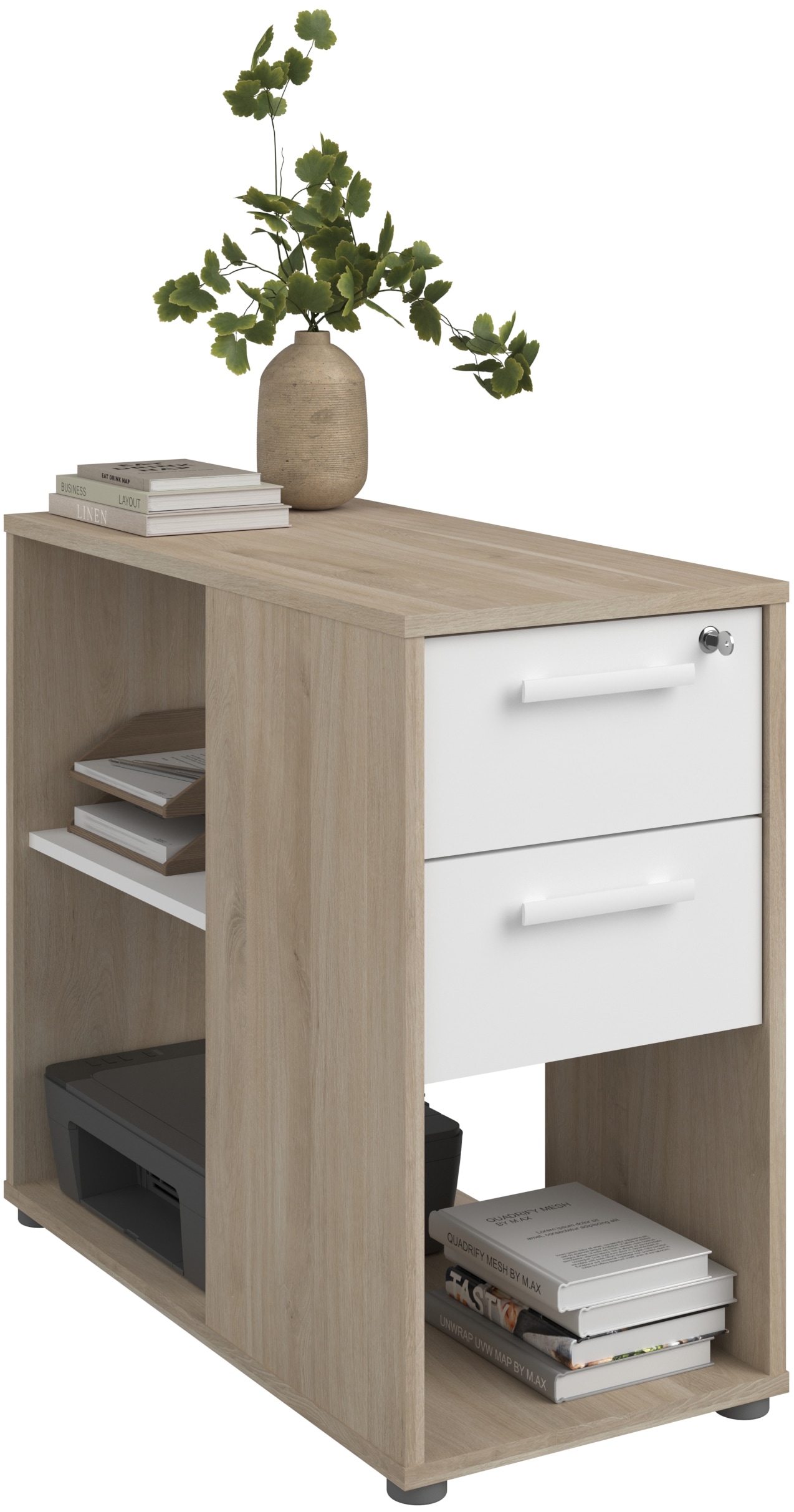 Parisot Ensemble de meubles de bureau »Start Up« Set, 3-tlg., 3 tlg. Gesamtarbeitsfläche 189 x 80 cm