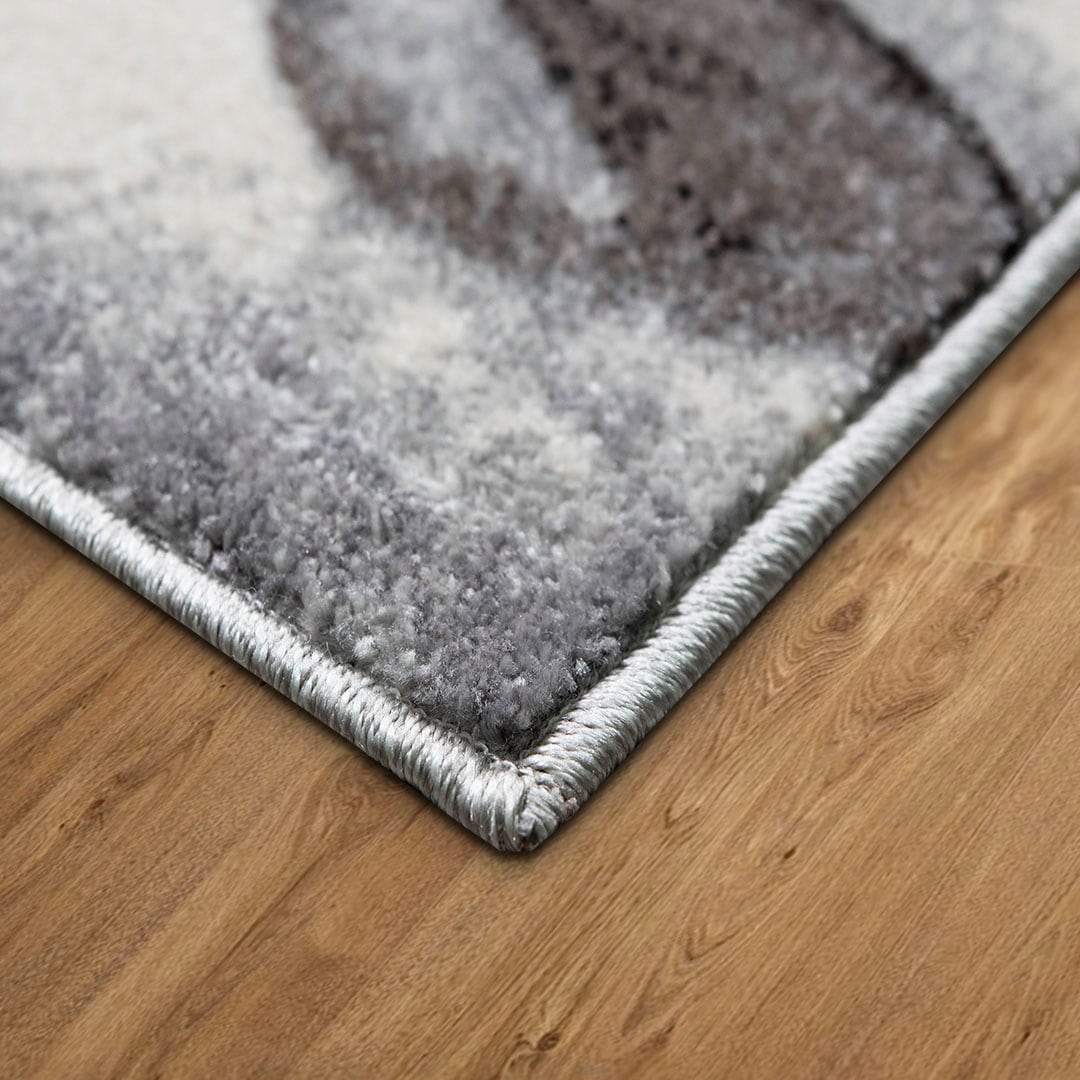 my home Teppich »Almrose« rechteckig 9 mm Höhe mit besonders weichem Flor, Blumen Muster, florales Design, Kurzflor