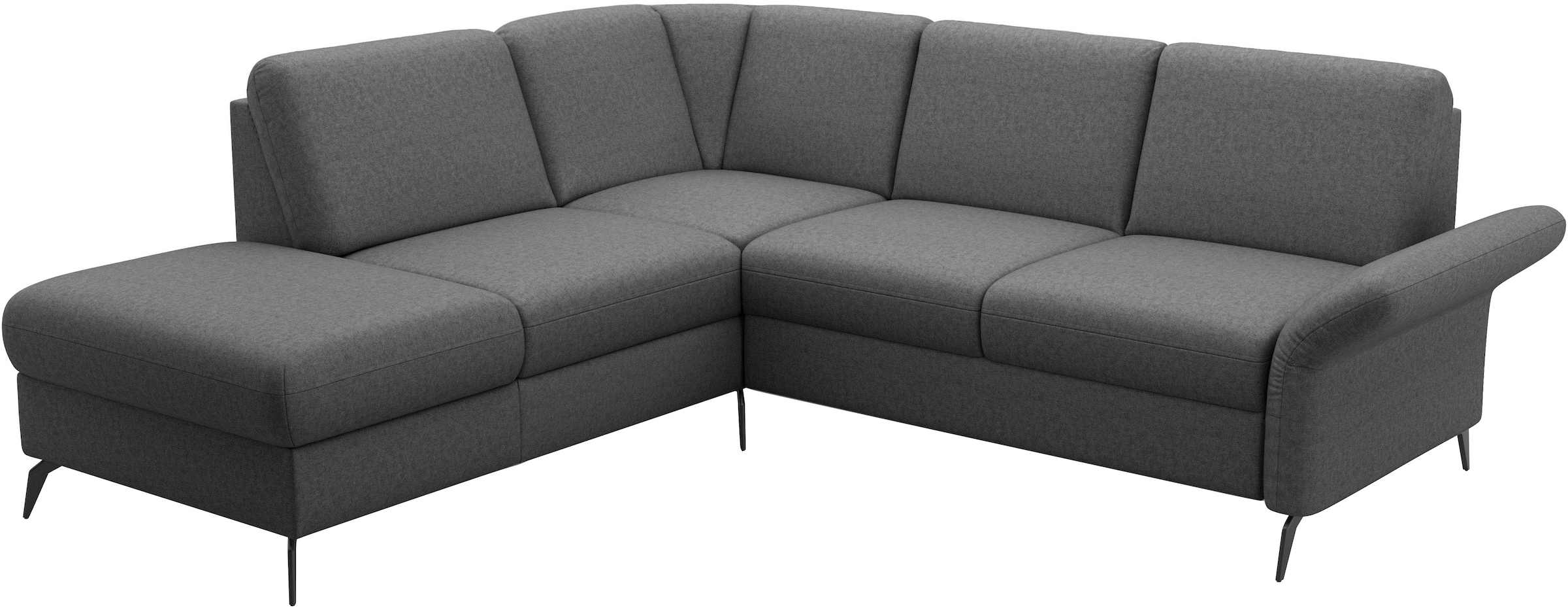 Home affaire Canapé d'angle »Rochelle« wahlweise mit Bettfunktion, Bettkasten und Armteilverstellung