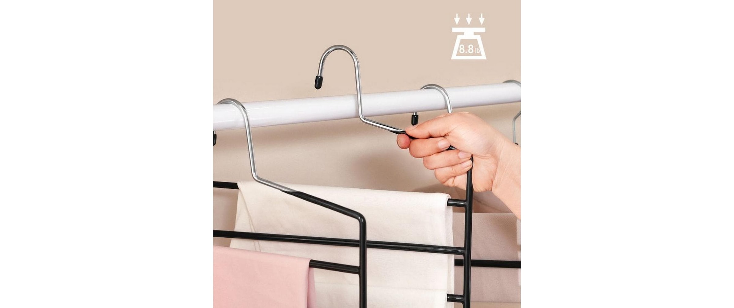 SONGMICS Kleiderbügel »Mehrfach 4 Stück«