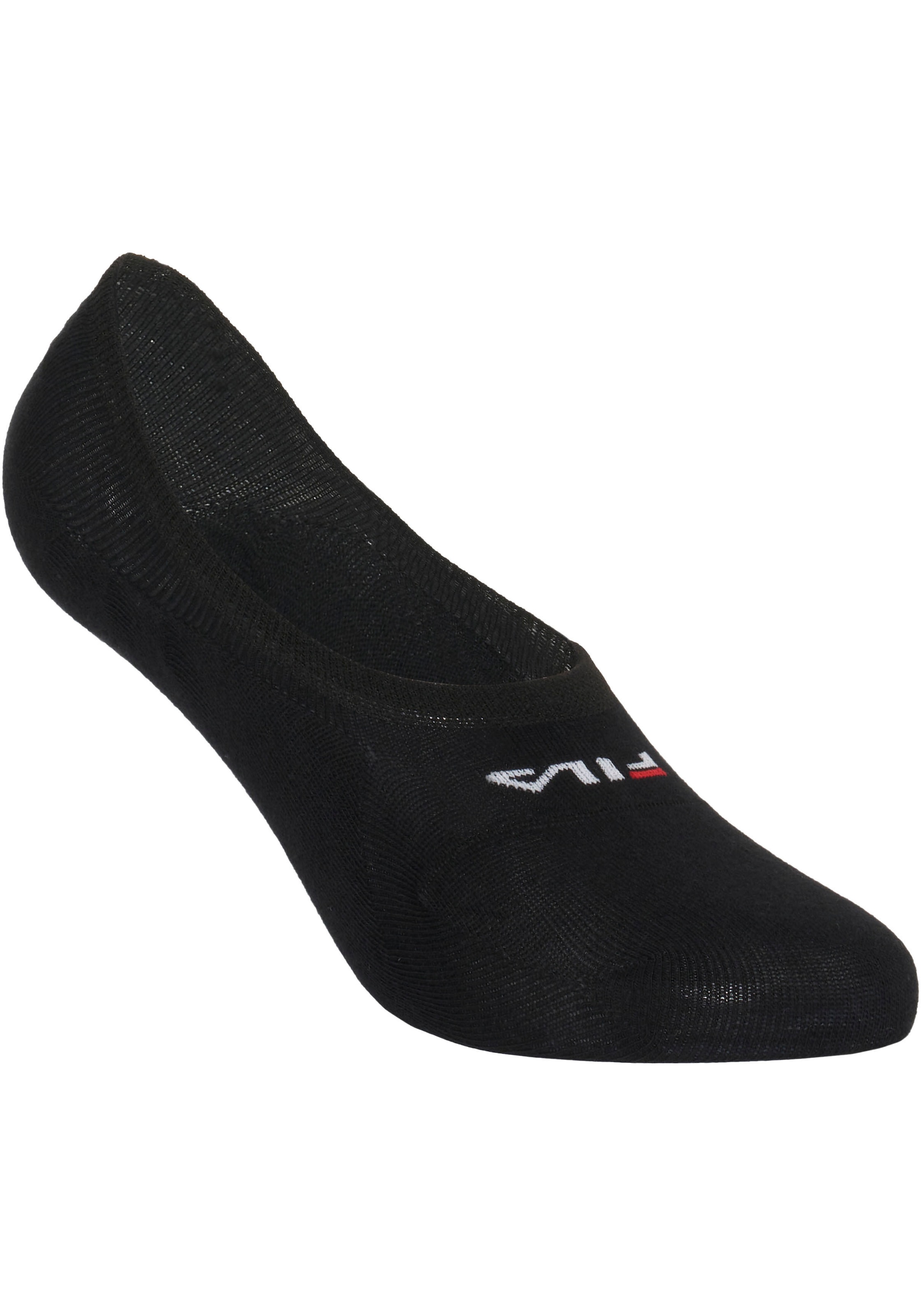 Fila Chaussons »UNISEX GHOST SOCKS« 6 Paar,  mit Logo-Schriftzug, Silikonstreifen an der Ferse für besseren Halt