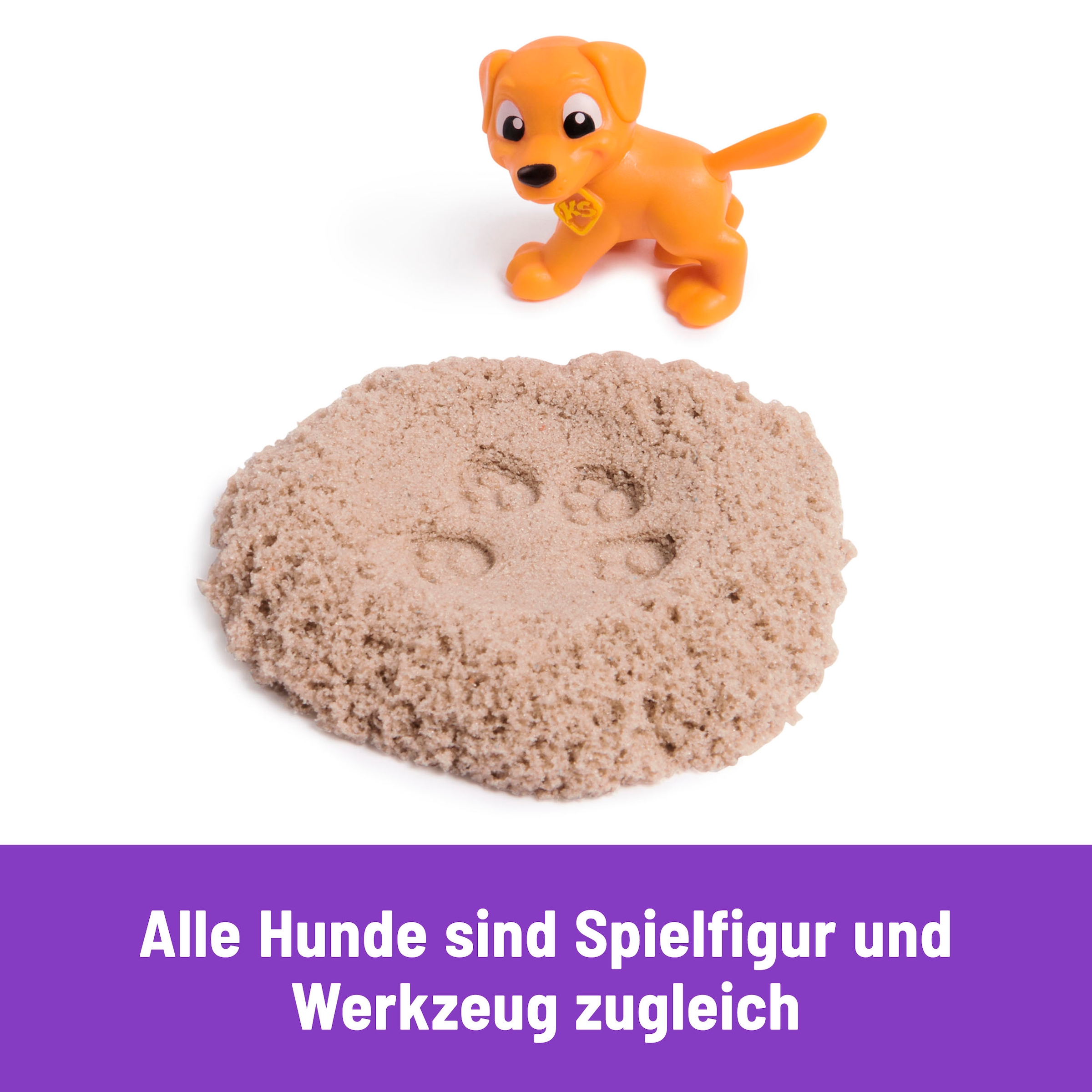 Spin Master Set créatif »Kinetic Sand - Hunde Park Koffer 680 g«