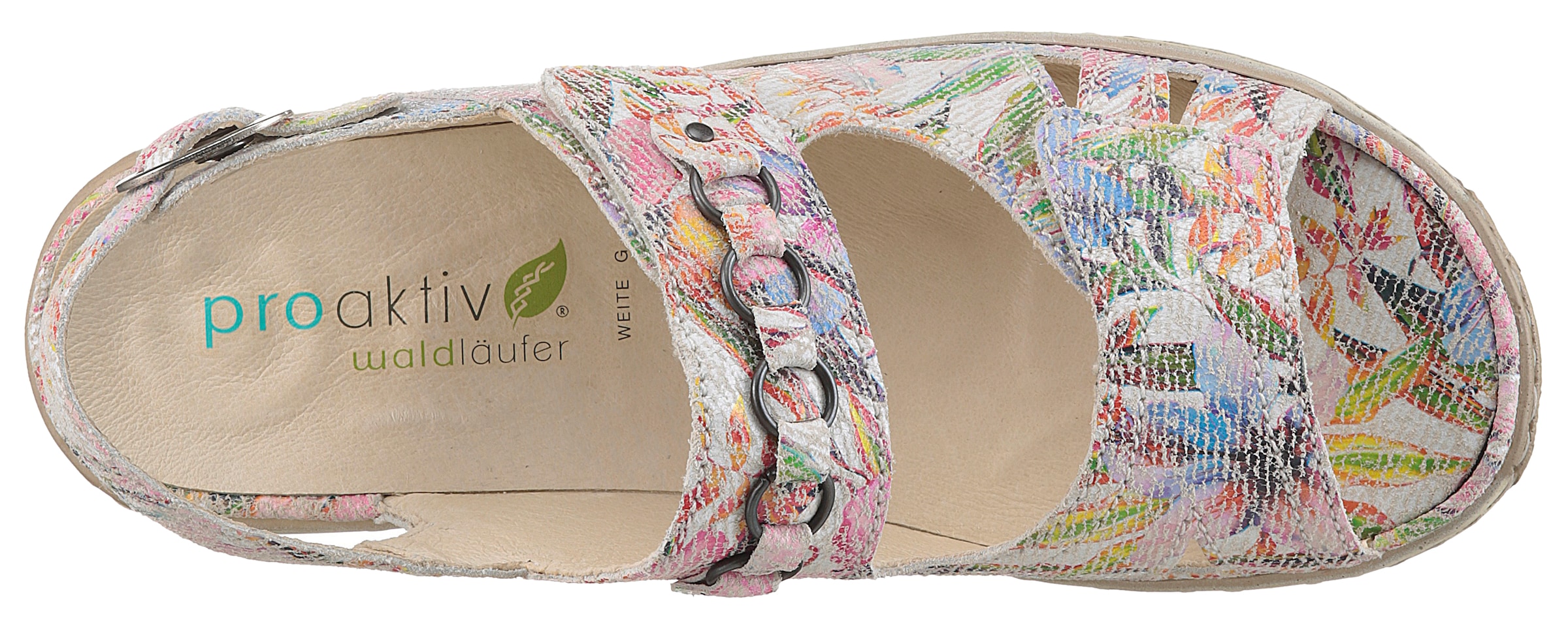 Waldläufer Sandale »GARDA«  , Sommerschuh, Klettschuh, Sandalette in Bequemweite G (= weit)