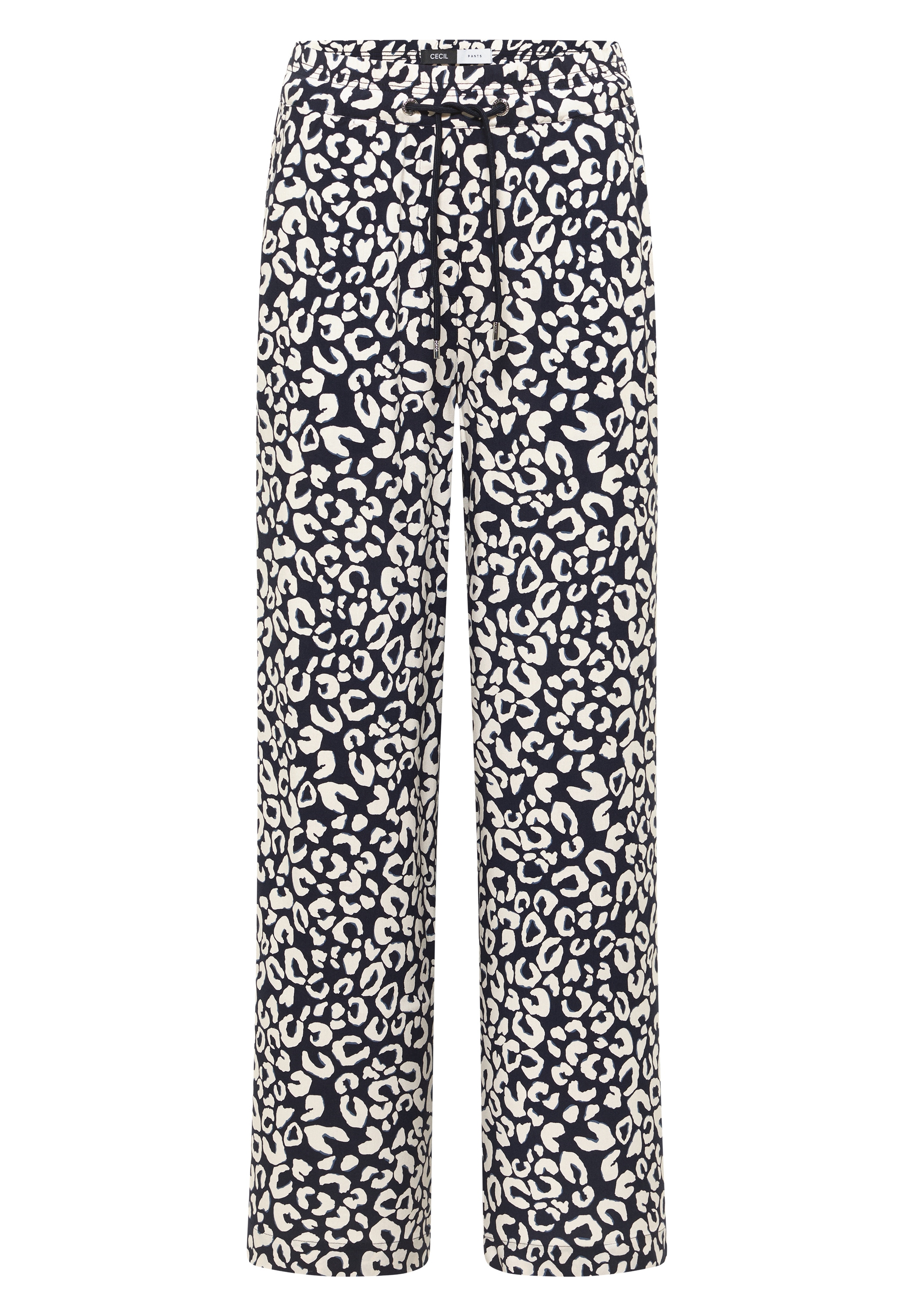 Cecil Pantalon en tissu »Style Neele«  Pantalon d'été coupe loose avec imprimé léopard