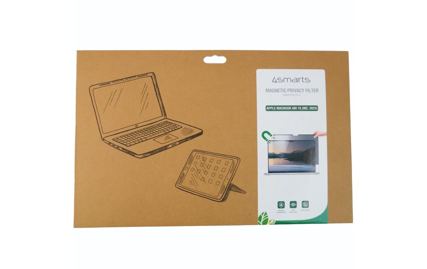 4smarts Film de protection »Privacy Filter Apple MacBook Air 15,3«