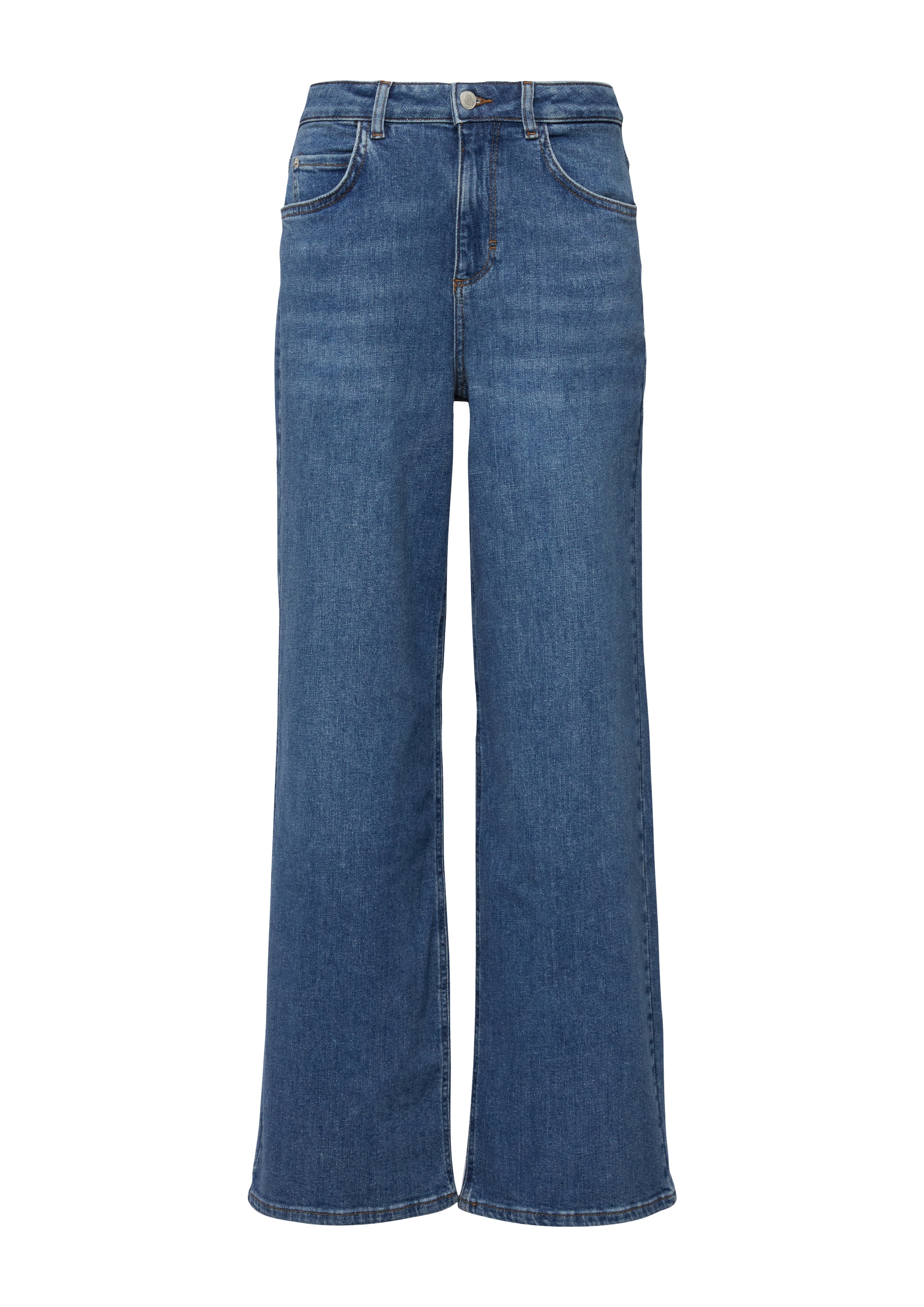 Comma Jeans à 5 poches avec jambe évasée et stretch