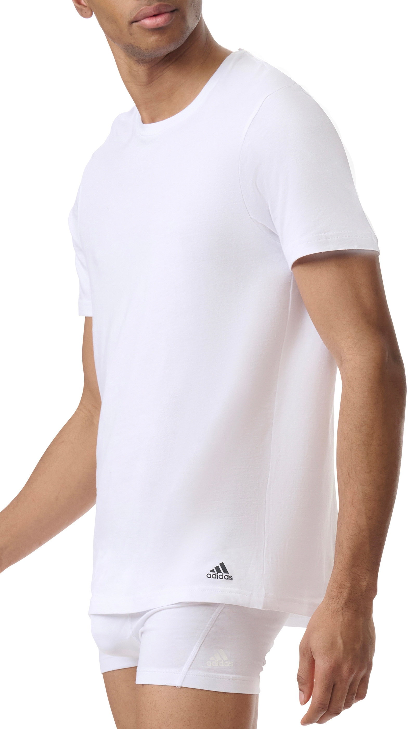 adidas Sportswear T-Shirt »Active Flex Cotton« 3er-Pack,  Rundhalsausschnitt, Kurzarm, Regular Fit, Multipack