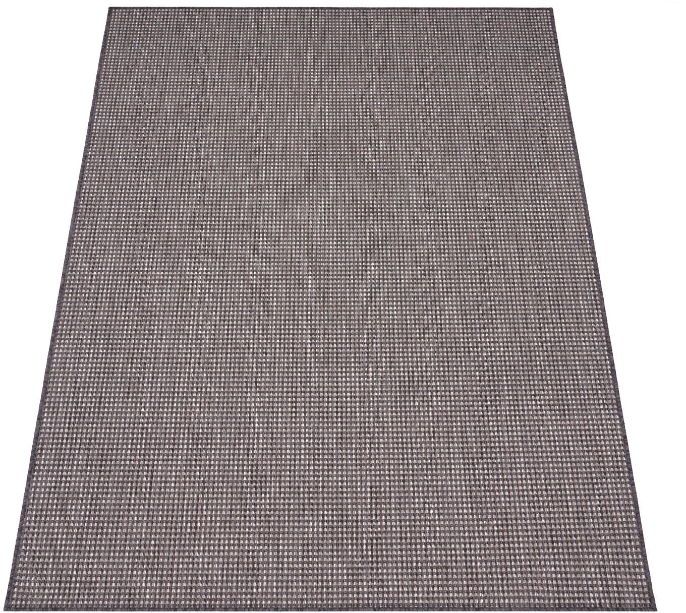 Paco Home Teppich »Napoli 777« rechteckig 4 mm Höhe Flachgewebe, meliert, In- und Outdoor geeignet, Wohnzimmer