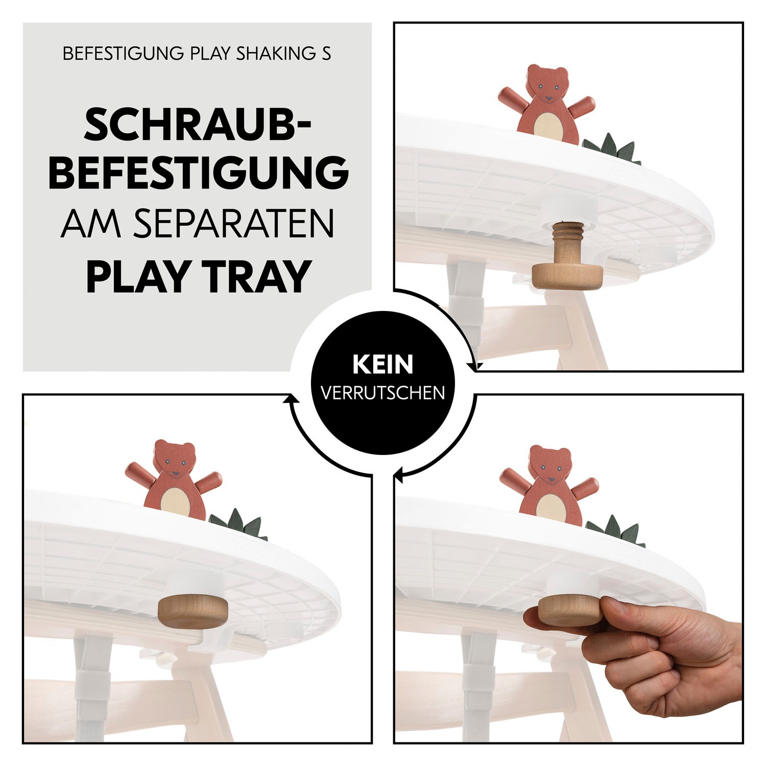 Hauck Greifspielzeug »Play Shaking S Bear« FSC® - schützt Wald