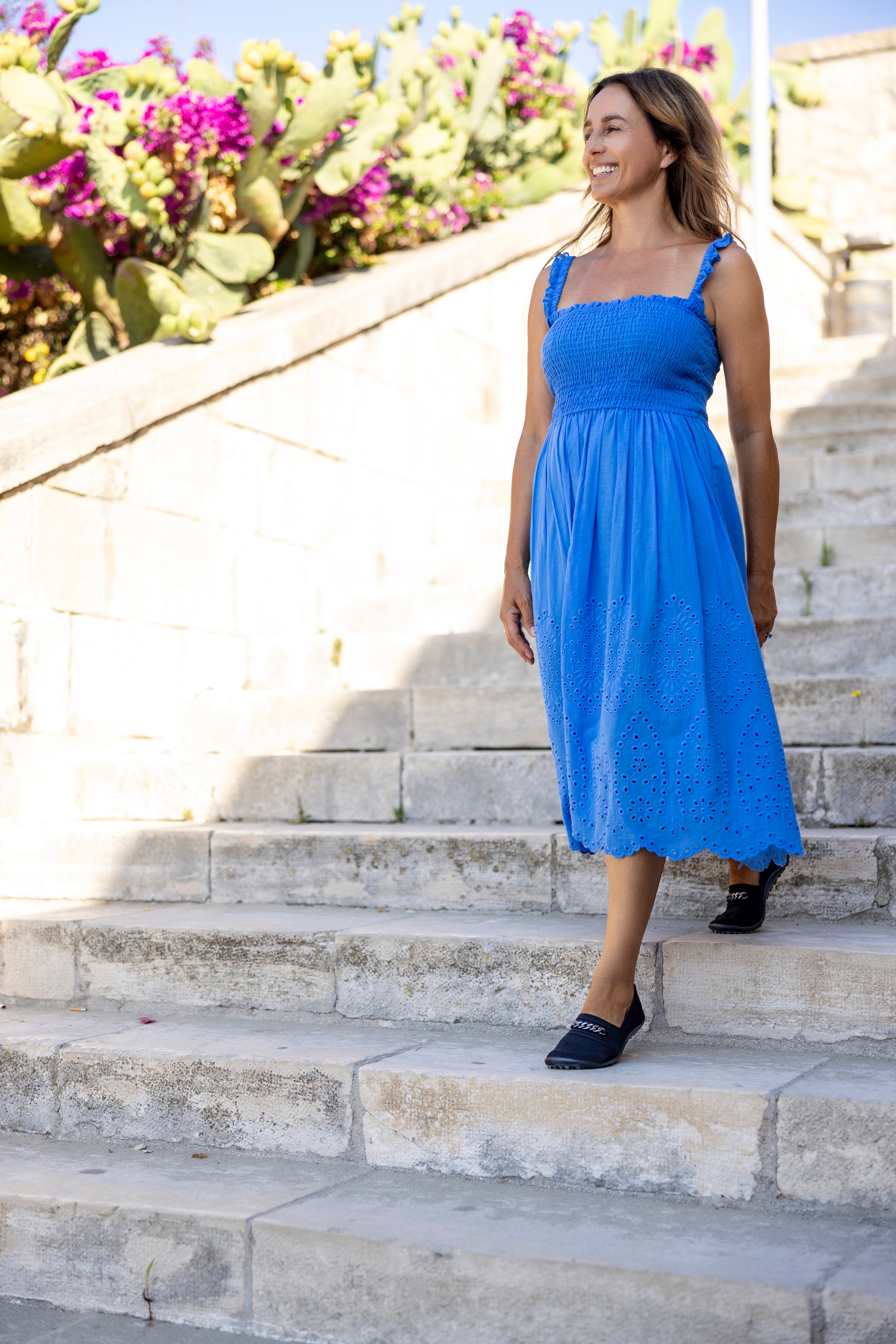 Leguano Chaussures pieds nus »LADY FAMOUS«  flats, ballerines, chaussures confort avec chaîne décorative dorée