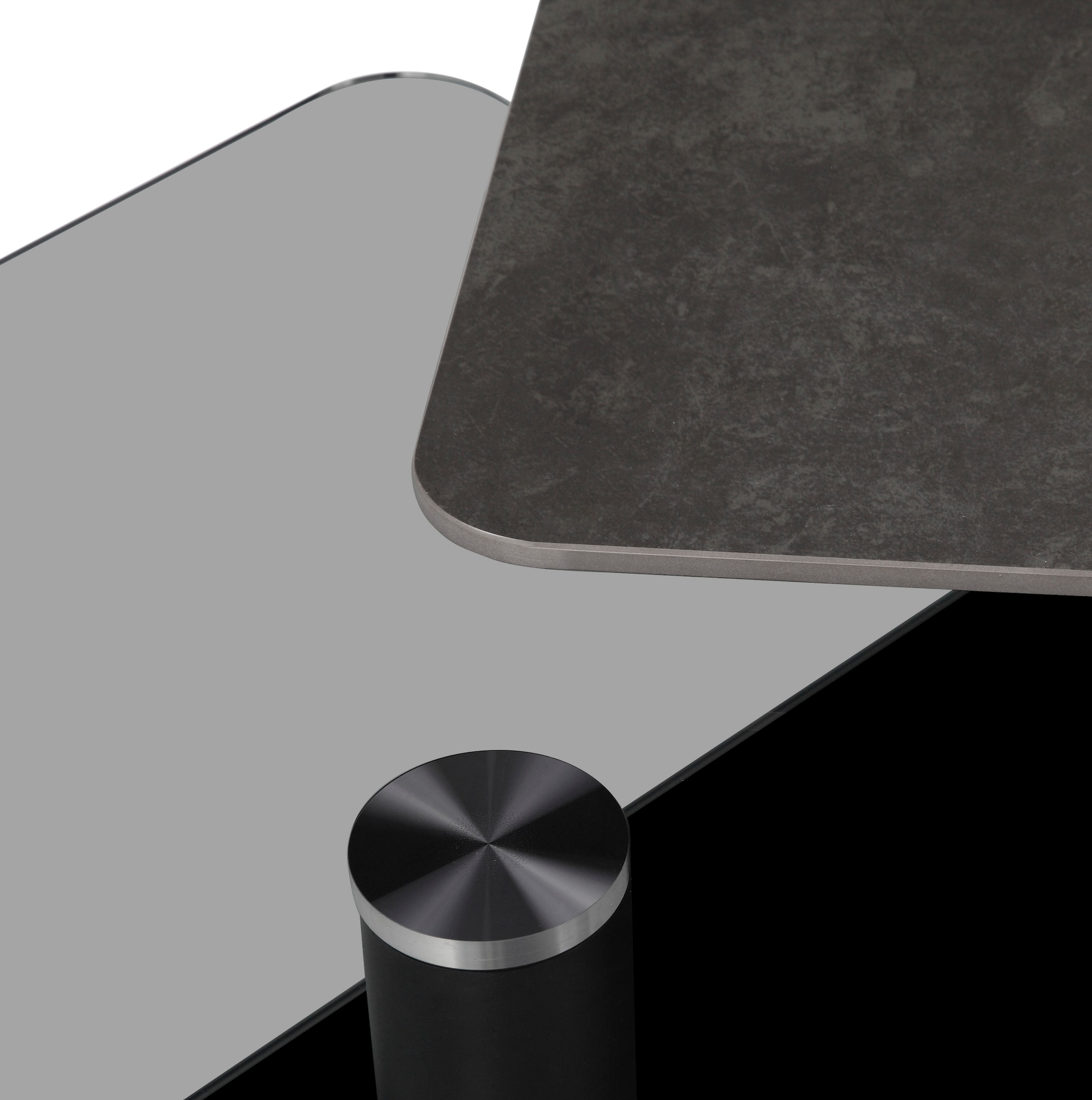 GOODproduct Table basse »Craco« mit verschiebbarer Ablagefläche im puristischen Design