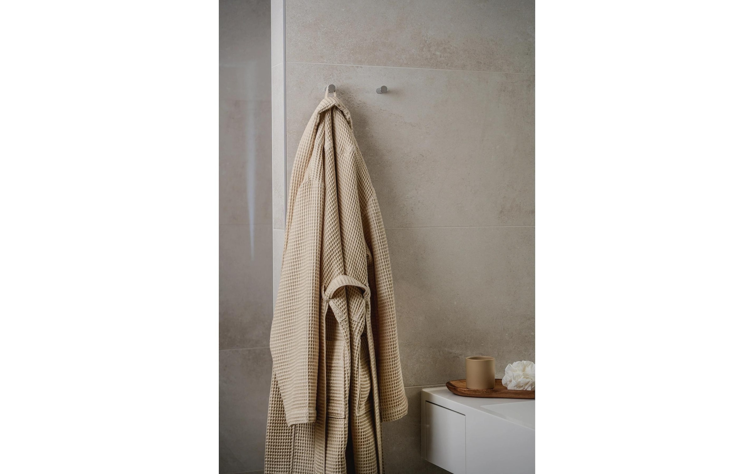Vossen Peignoir de bain »Siam, ideal für Sauna & Spa, Hotelbademantel, Morgenmantel« 1 cuis piqué gaufré