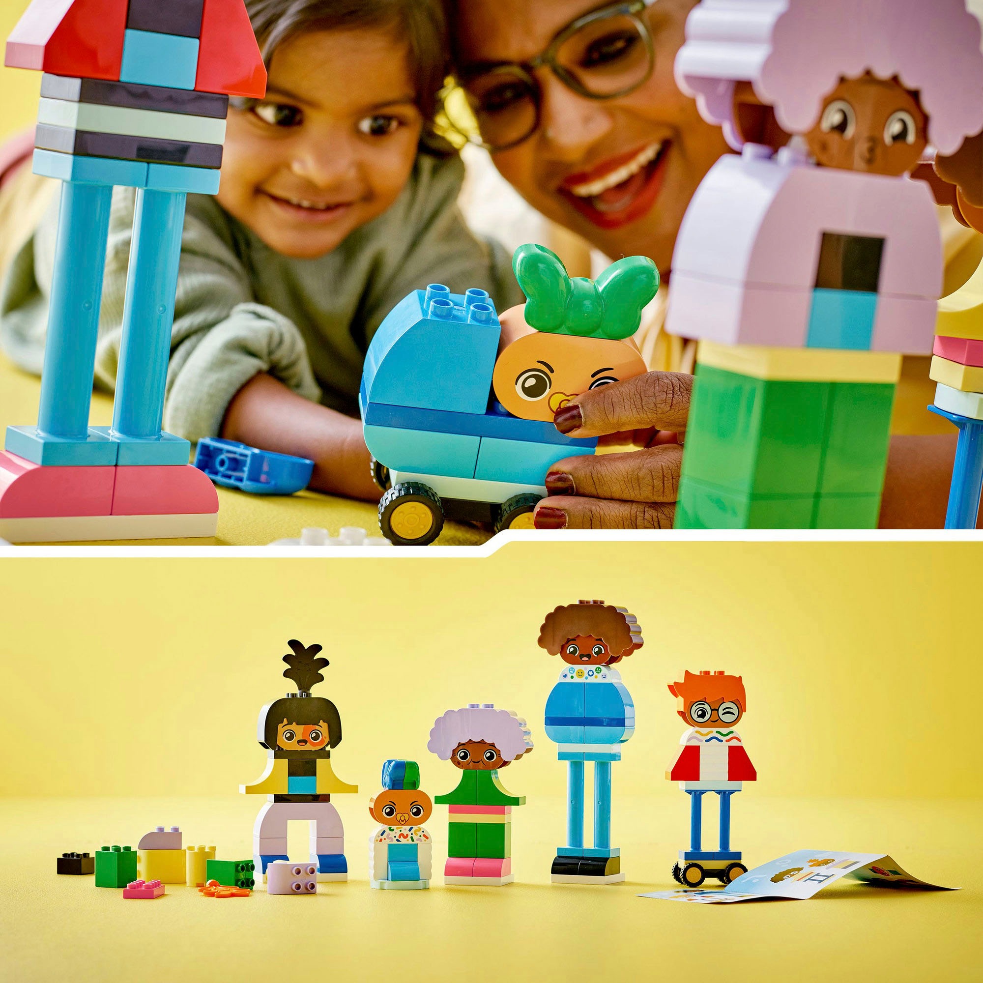 LEGO® Pions de construction »Baubare Menschen mit grossen Gefühlen (10423), LEGO DUPLO Town« Made in Europe