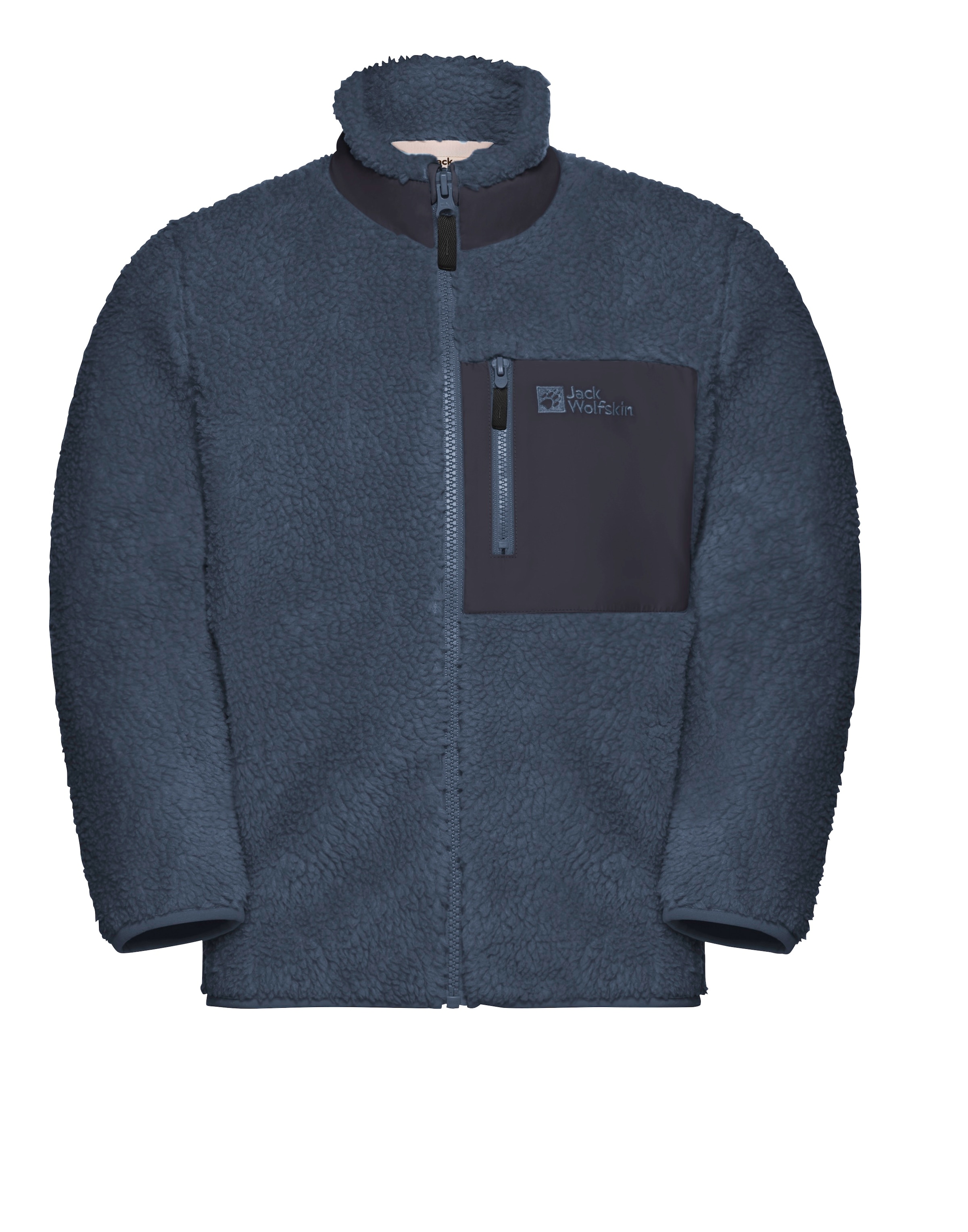 Jack Wolfskin Fleecejacke »ICE CURL JACKET K« Wärmend, winddicht, Übergangsjacke für Kinder