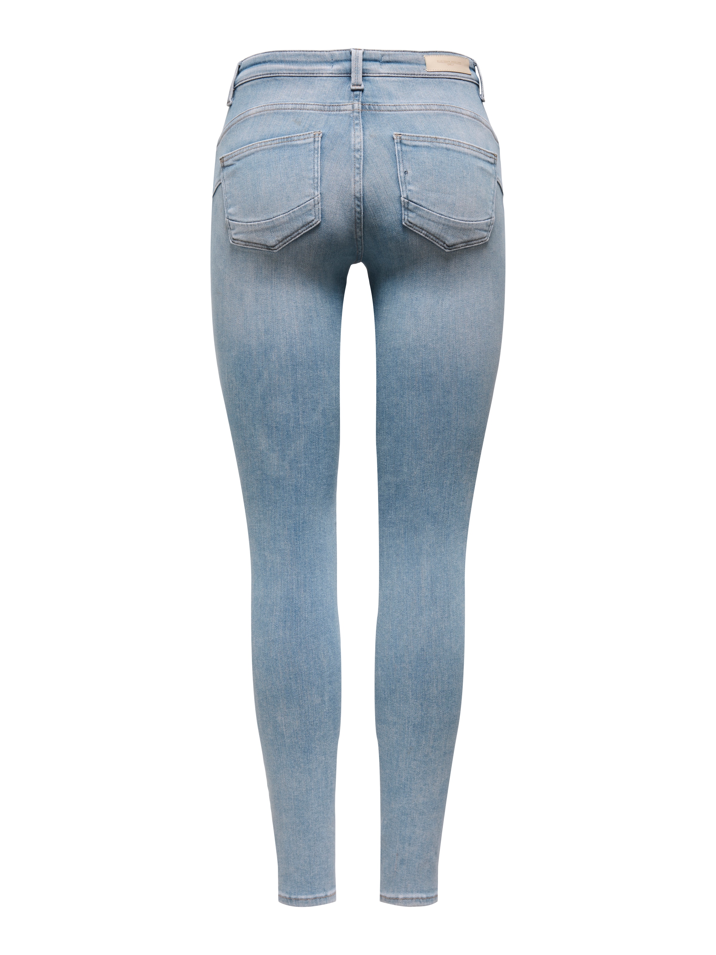 ONLY Jeans skinny »ONLPOWER MID SKIN PUSHUP DNM REA968 NOOS« mélange de coton, coupe skinny