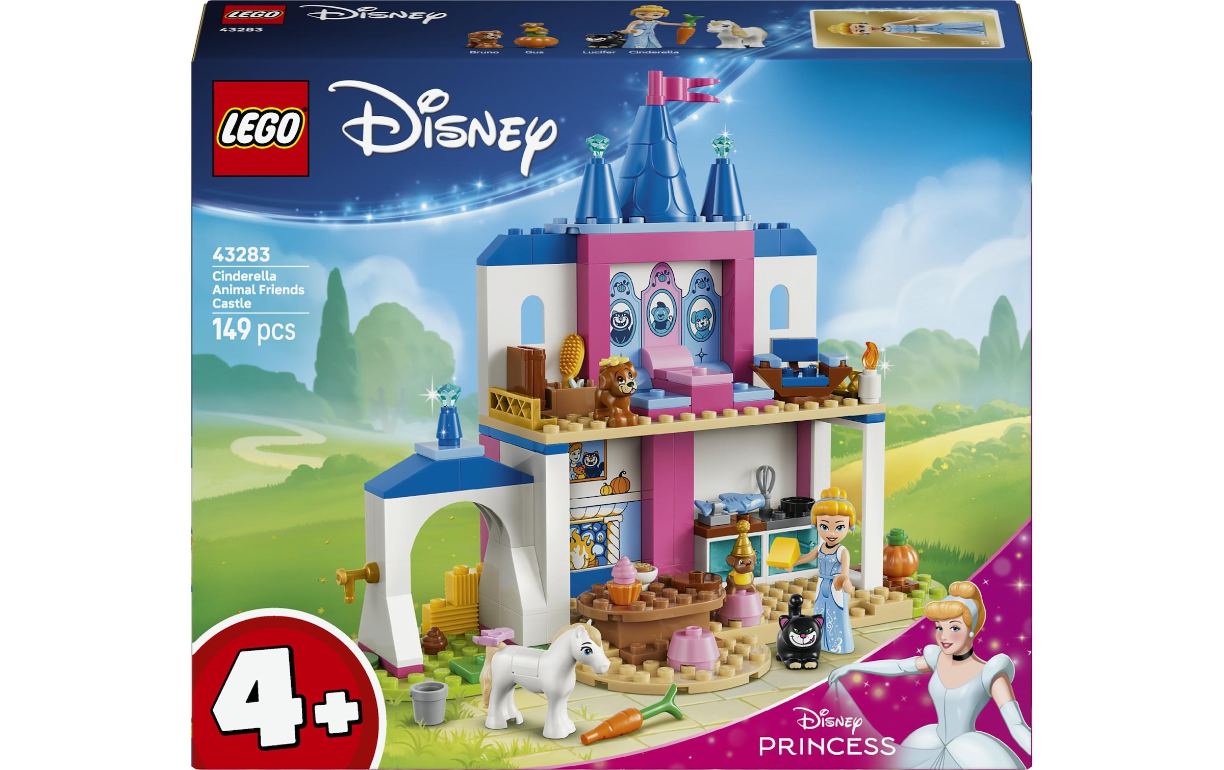 LEGO® Pions de construction »Cinderellas Tierpalast (43283), LEGO Disney Princess« fabriqué en Europe