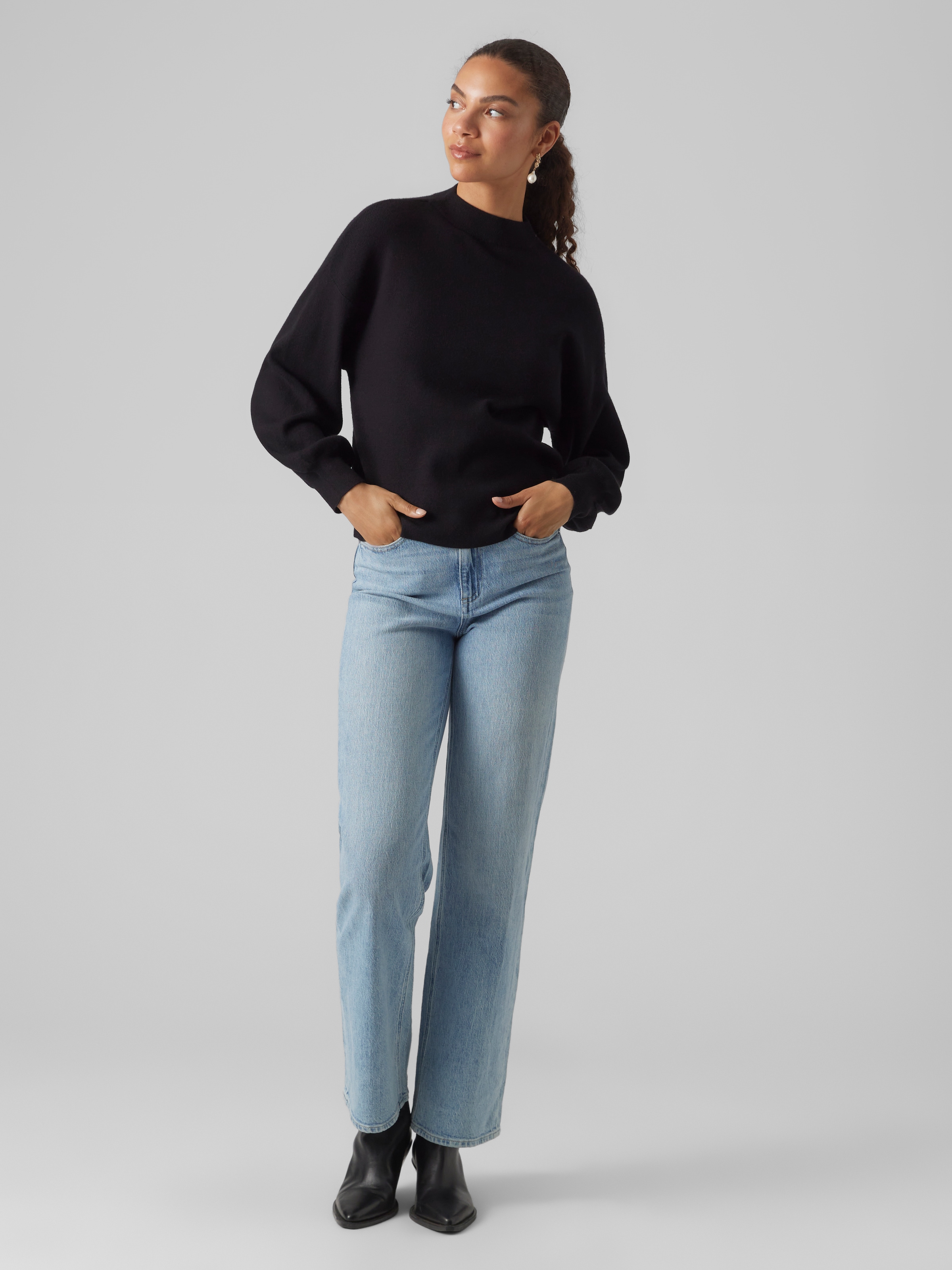 Vero Moda Pull en tricot »VMNANCY LS FUNNELNK PULLOVER GA«