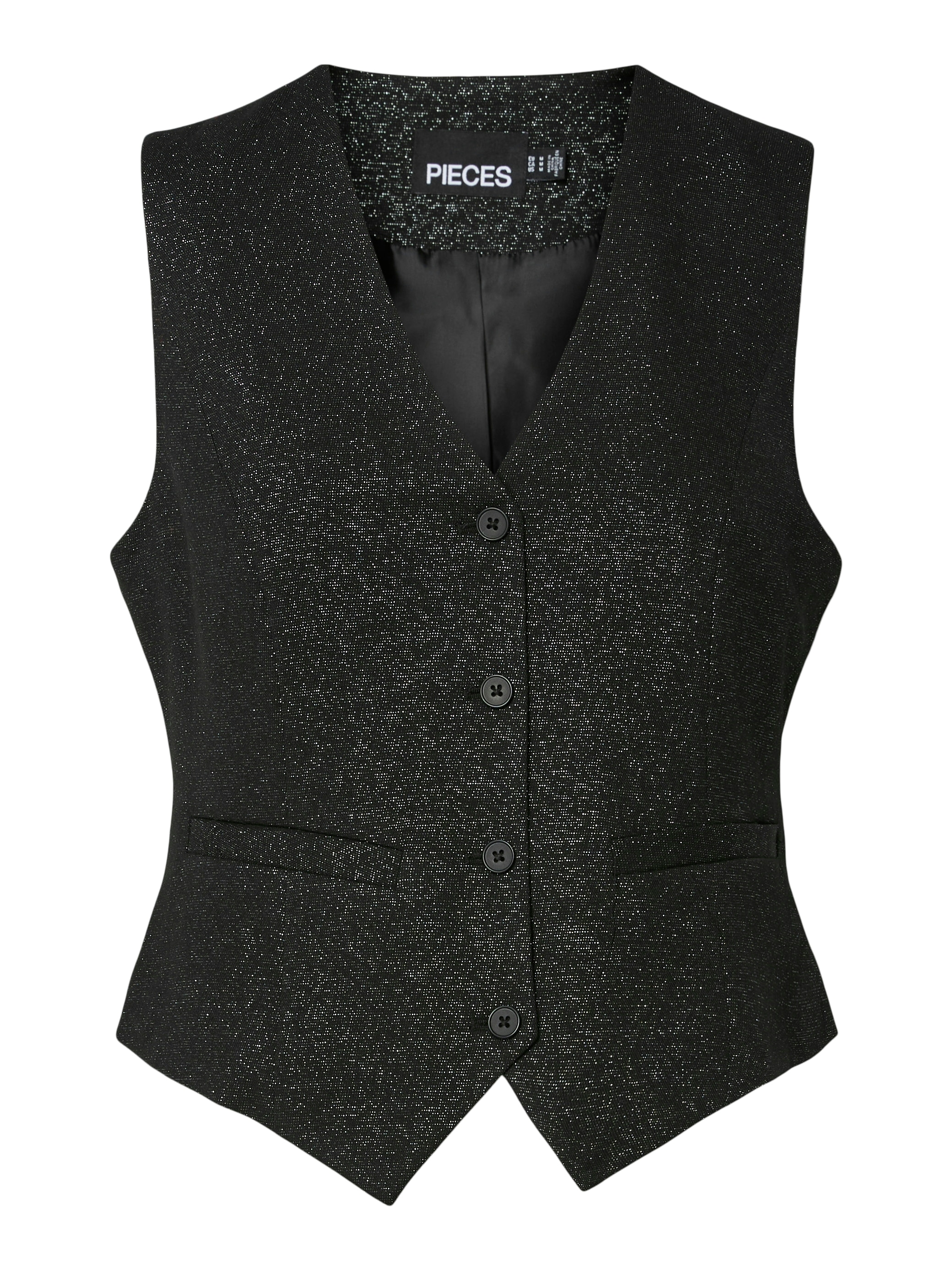 pieces Gilet de costume »PCBOSELLA GLITTER VEST NOOS«