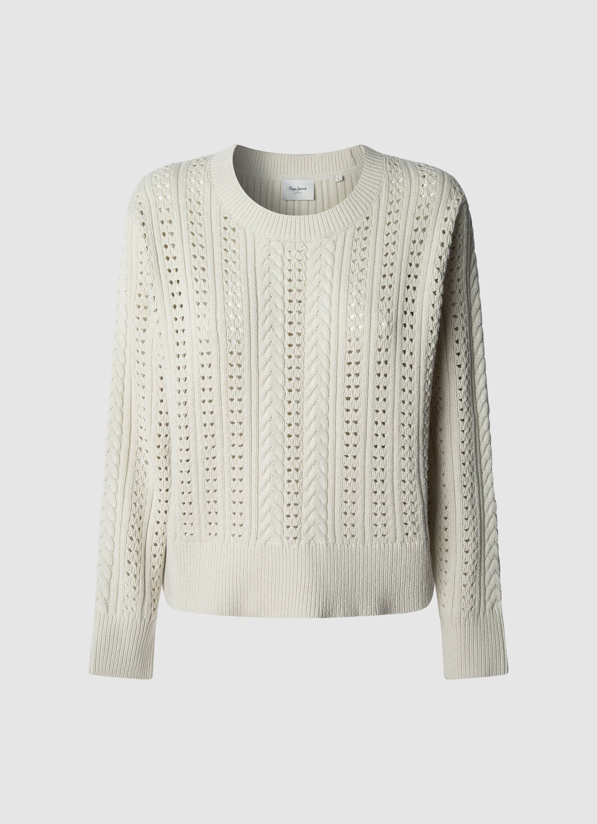 Pepe Jeans Pull en tricot »CANDIDE« mit Lochmuster