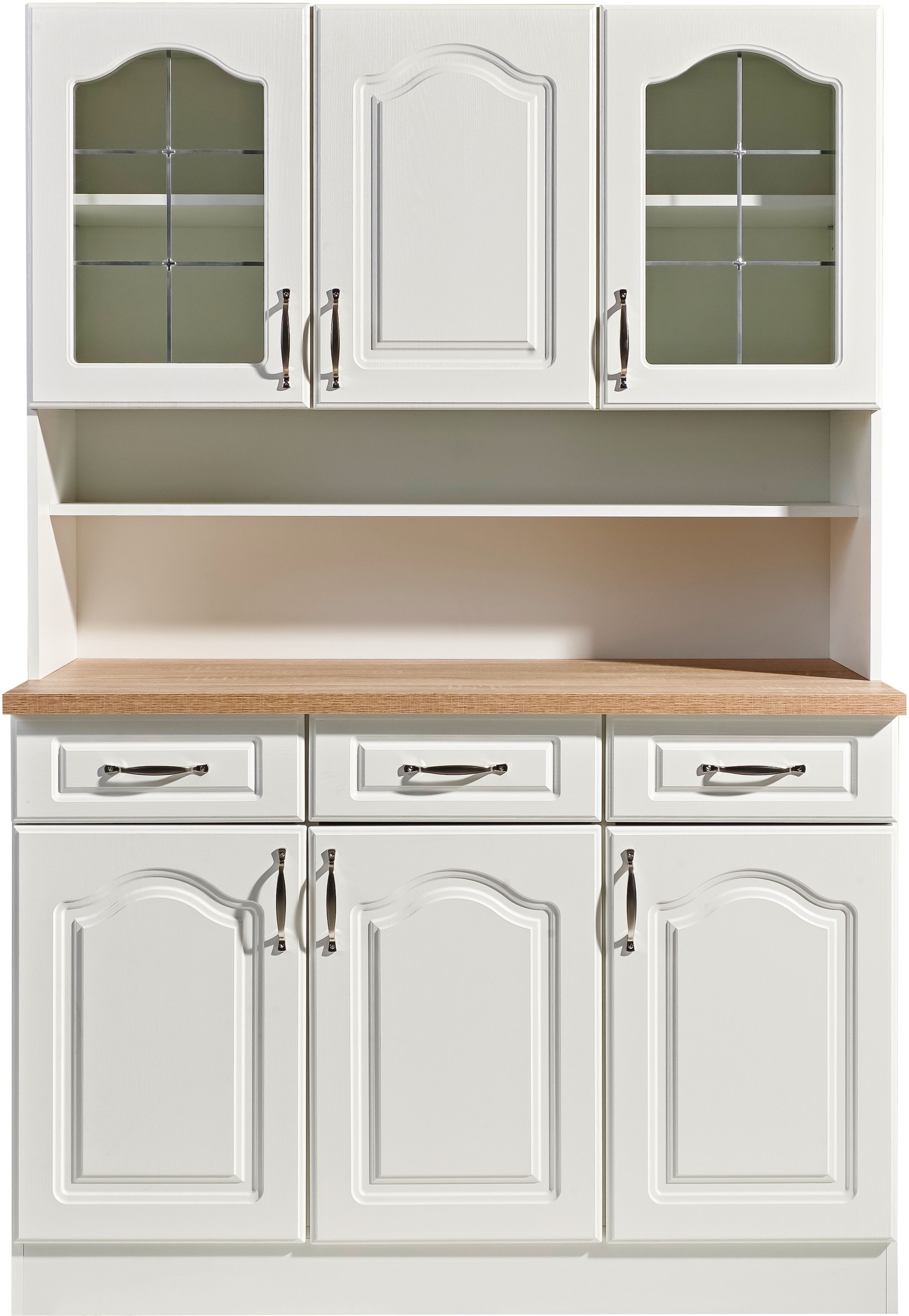 wiho Küchen »Linz« 120 cm breit, in Landhaus-Optik