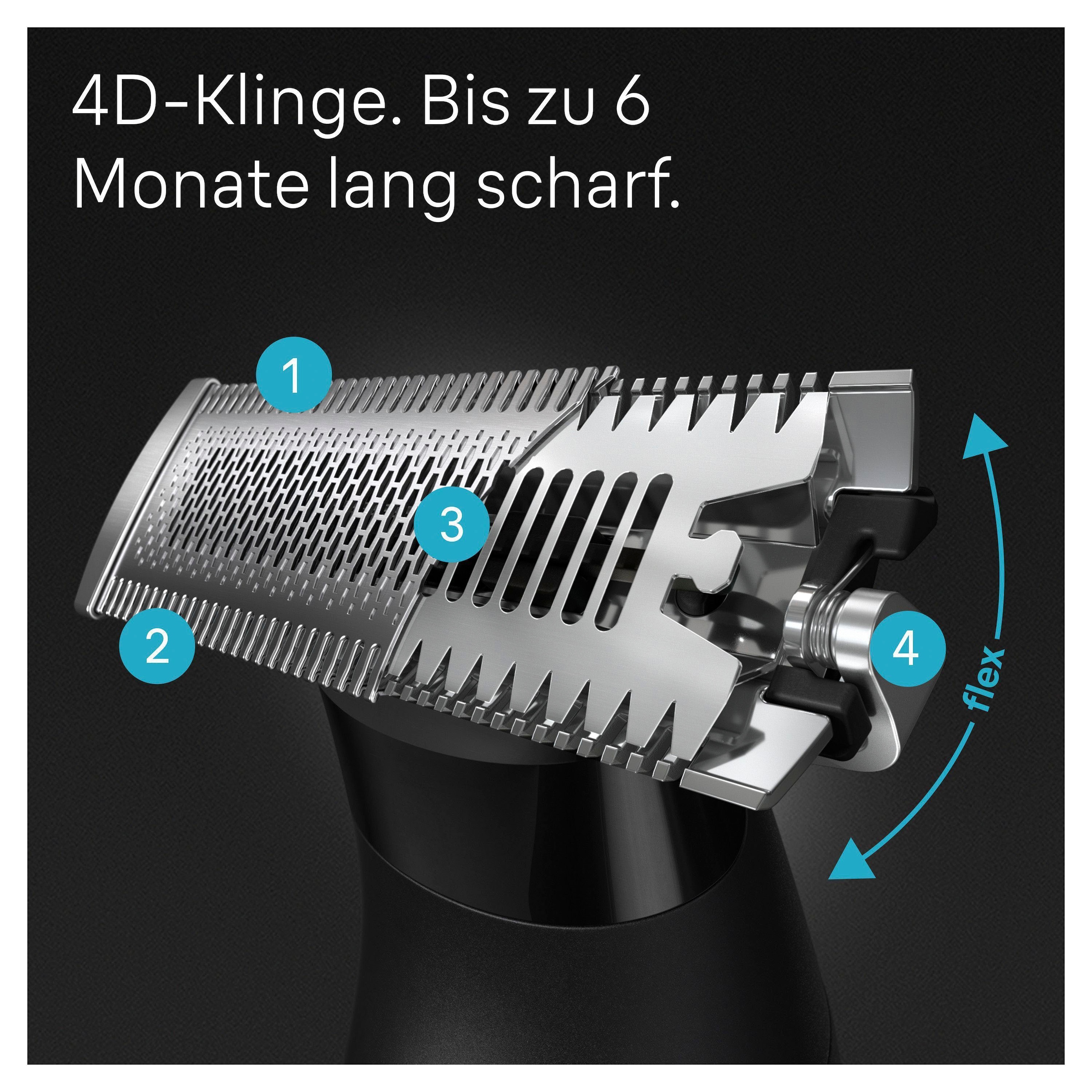 Braun Ersatzscherteil »Series X XT20« 4D-Metallklinge