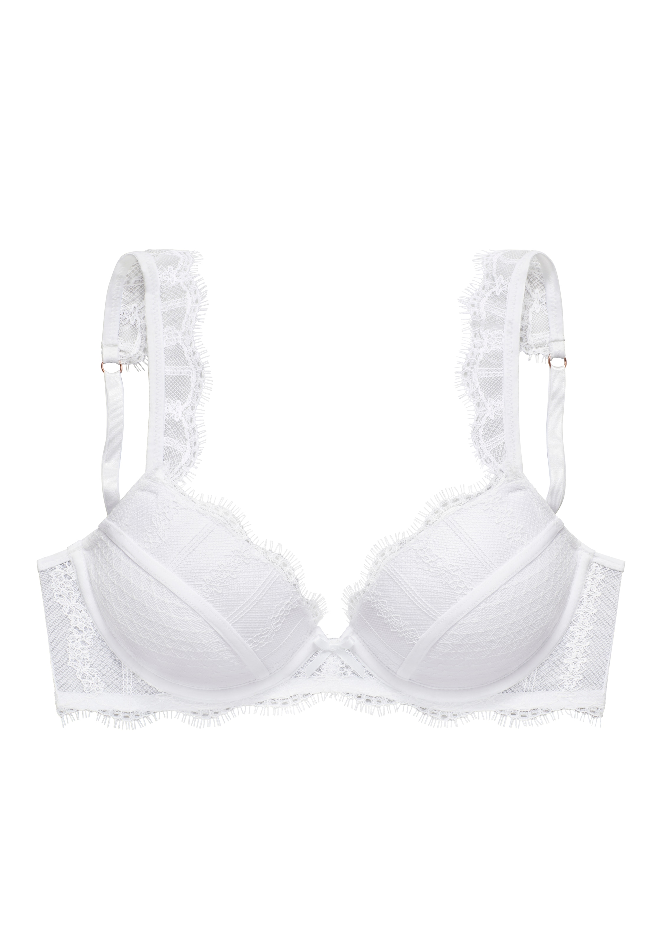 LASCANA Soutien-gorge push-up », BH mit Bügel, Spitzen-BH, als Dessous-Set kombinierbar« avec armature et coussin amovible, lingerie sexy