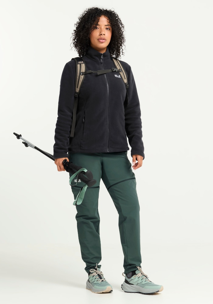 Jack Wolfskin Veste polaire »TAUNUS 200 FZ W« comme couche intermédiaire sportive, pour la randonnée et les loisirs, chauffant