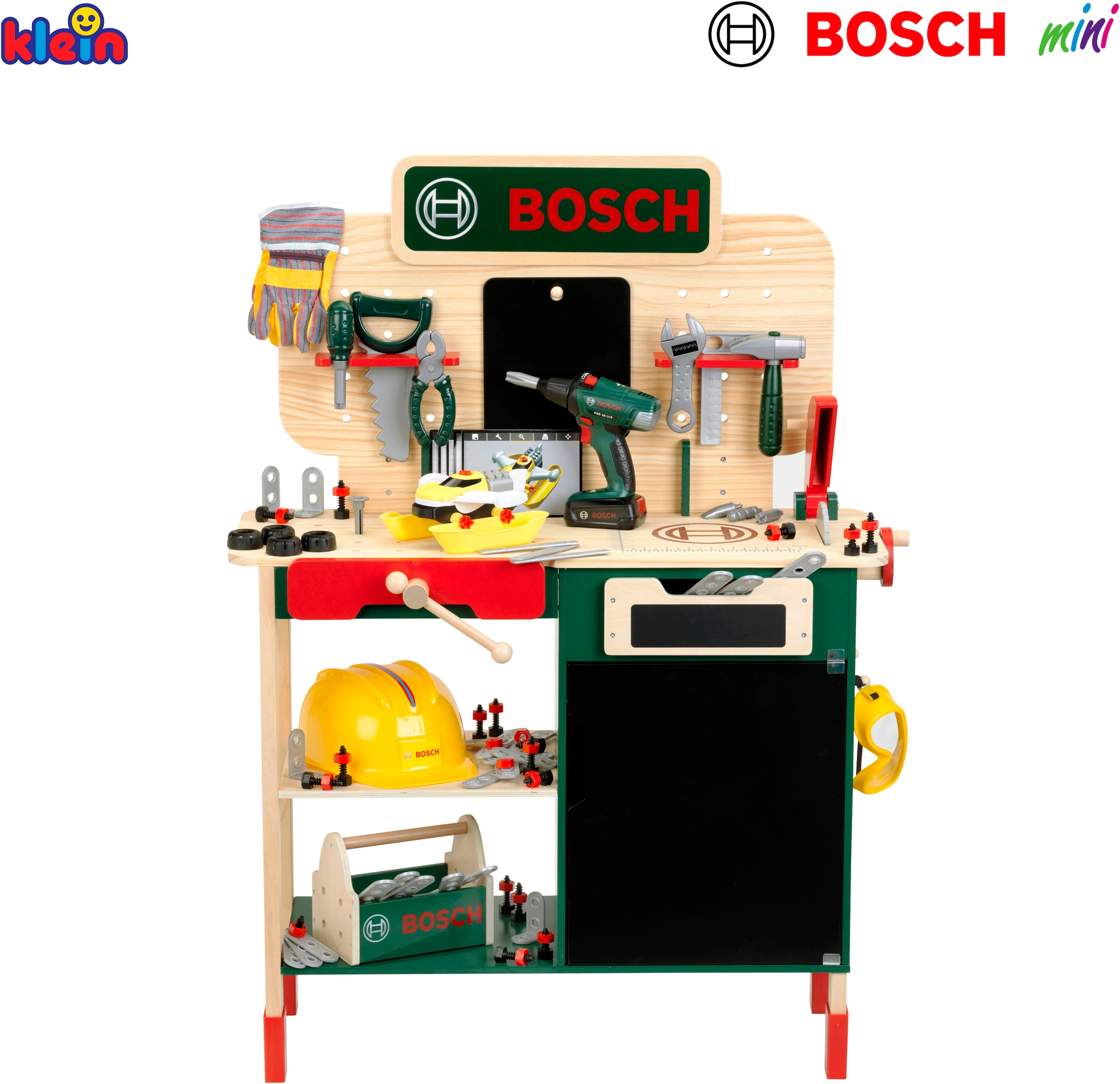Klein Établi de jeu »BOSCH Holzwerkbank« mit Sound