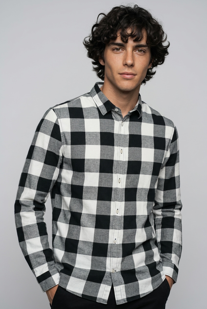 Jack & Jones Chemise à manches longues »JJEGINGHAM TWILL SHIRT L/S NOOS«
